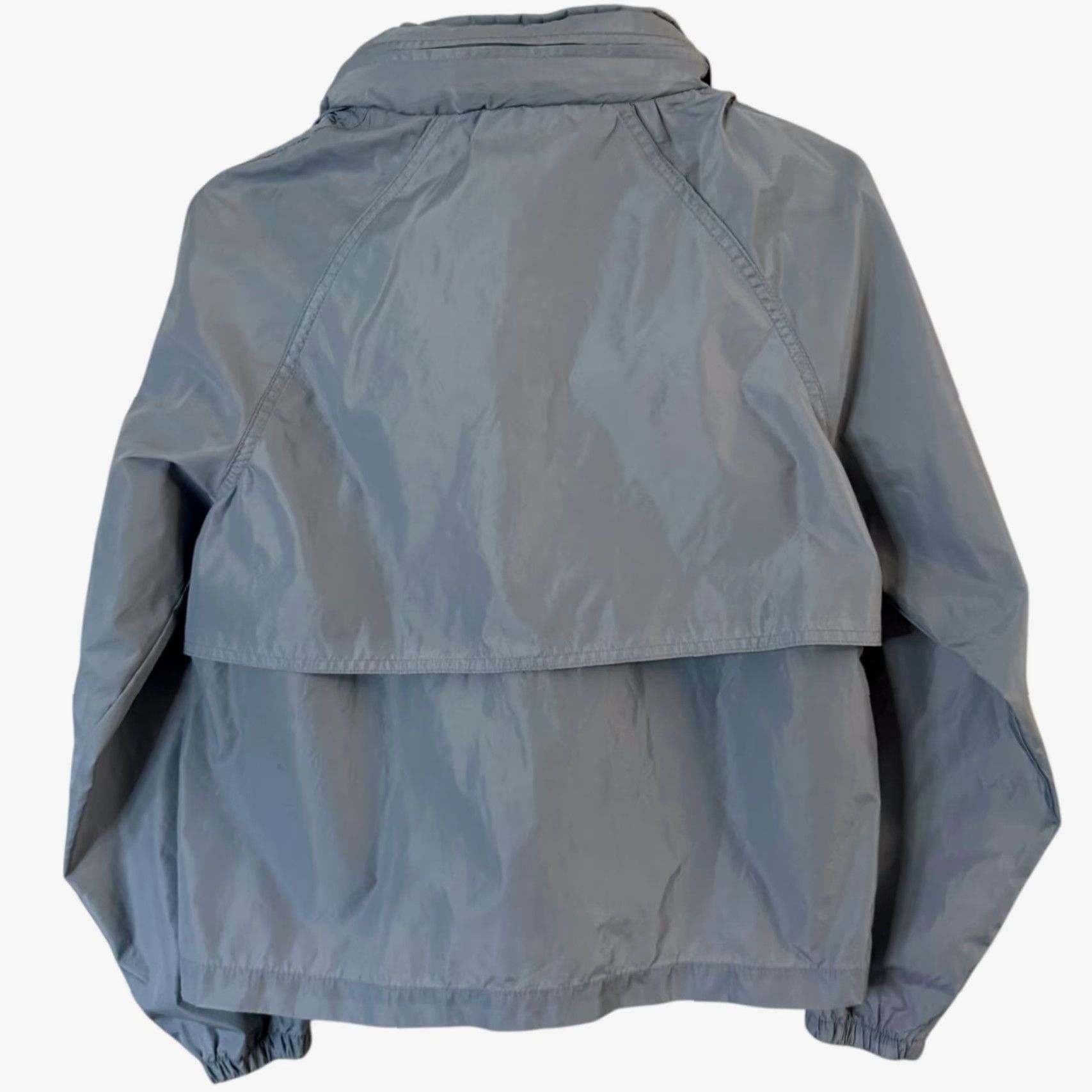 Eddie Bauer VINTAGE Eddie Bauer Windbreaker Jacket Blue Women's Small Zip Full Zip Hooded Pockets Lightweight All Seasons Outdoors Size S / US 4 / IT 40 - 4 Thumbnail