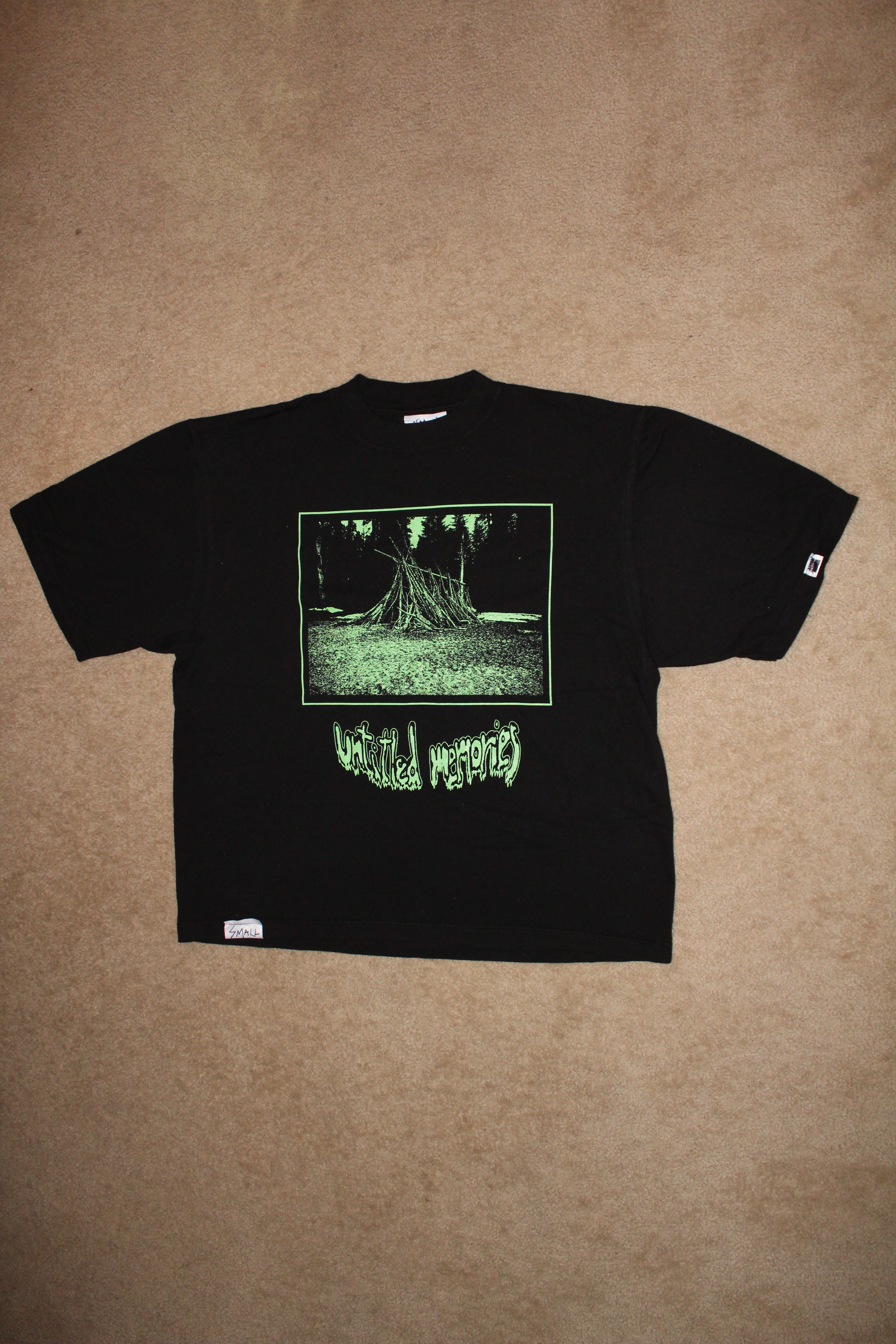 Vintage UNTETHERED "UNTITLED MEMORIES" HEAVYWEIGHT T-SHIRT Size US M / EU 48-50 / 2 - 1 Thumbnail