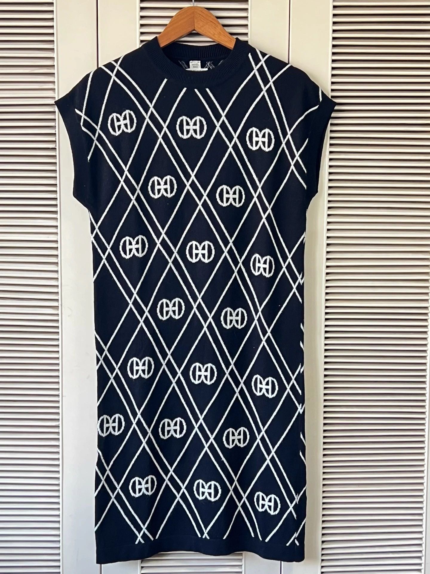 Hermes Hermes Diamond Quilted Cashmere Knit Dress Size 38 Size S / US 4 / IT 40 - 1 Thumbnail