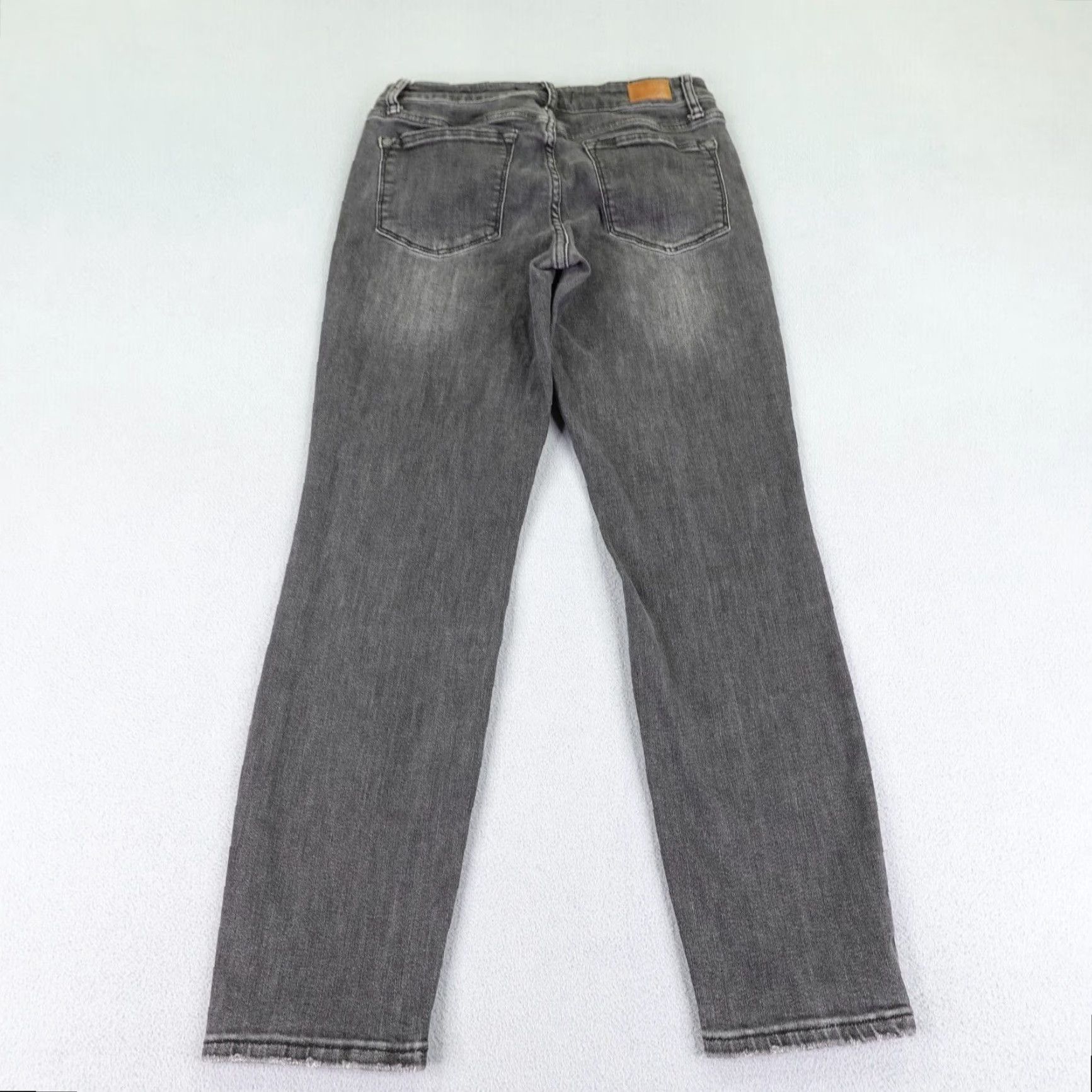 Denime Judy Blue Jeans Womens 5/27 Black Denim Boyfriend Fit Handsand Mid Rise Flex Regular Style Size 26" / US 2 / IT 38 - 4 Thumbnail
