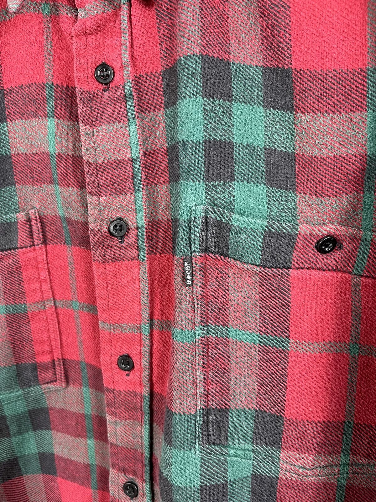 Flannel × Levi's × Vintage Vintage Levi’s plaid flannel shirt checked jacket black tab Size US M / EU 48-50 / 2 - 8 Thumbnail