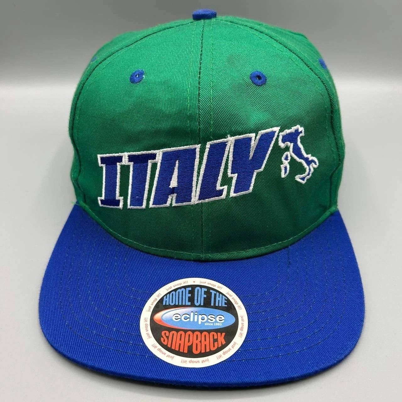 Other Vintage Italy Hat Men Embroidered Eclipse Snap Back Cap Size ONE SIZE - 1 Thumbnail