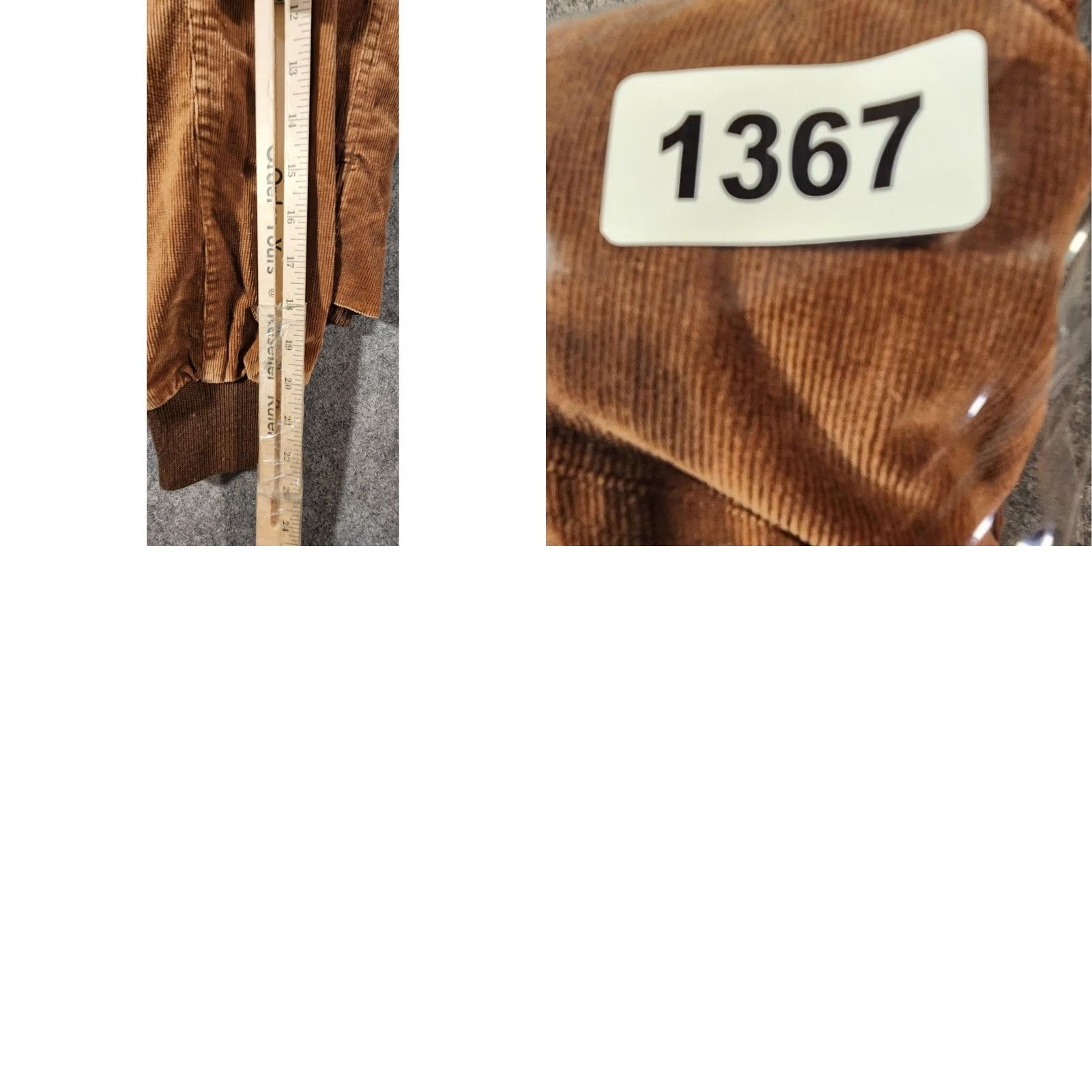 Vintage DOKI-GEKI Bomber Jacket Womens Large Brown Corduroy Zip Pockets Ribbed Collar Size L / US 10 / IT 46 - 8 Thumbnail