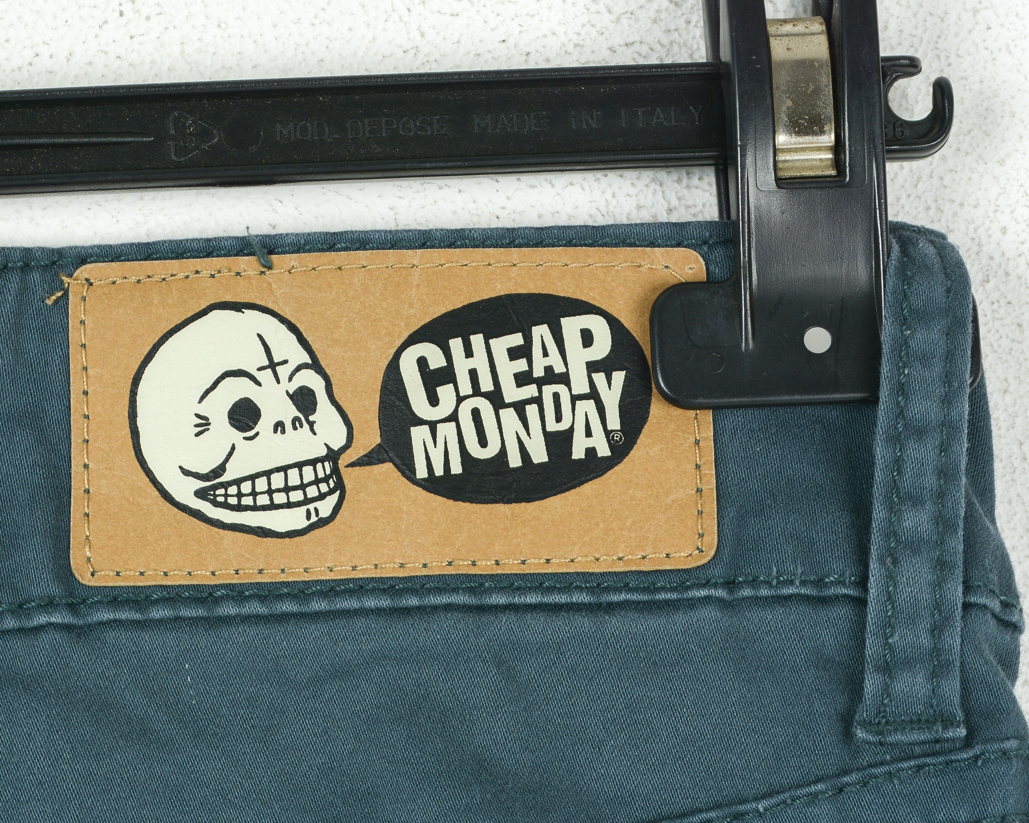 Cheap Monday W28 L32 Chino Pants Trousers Between Satin Dark Zip Size US 28 / EU 44 - 6 Thumbnail