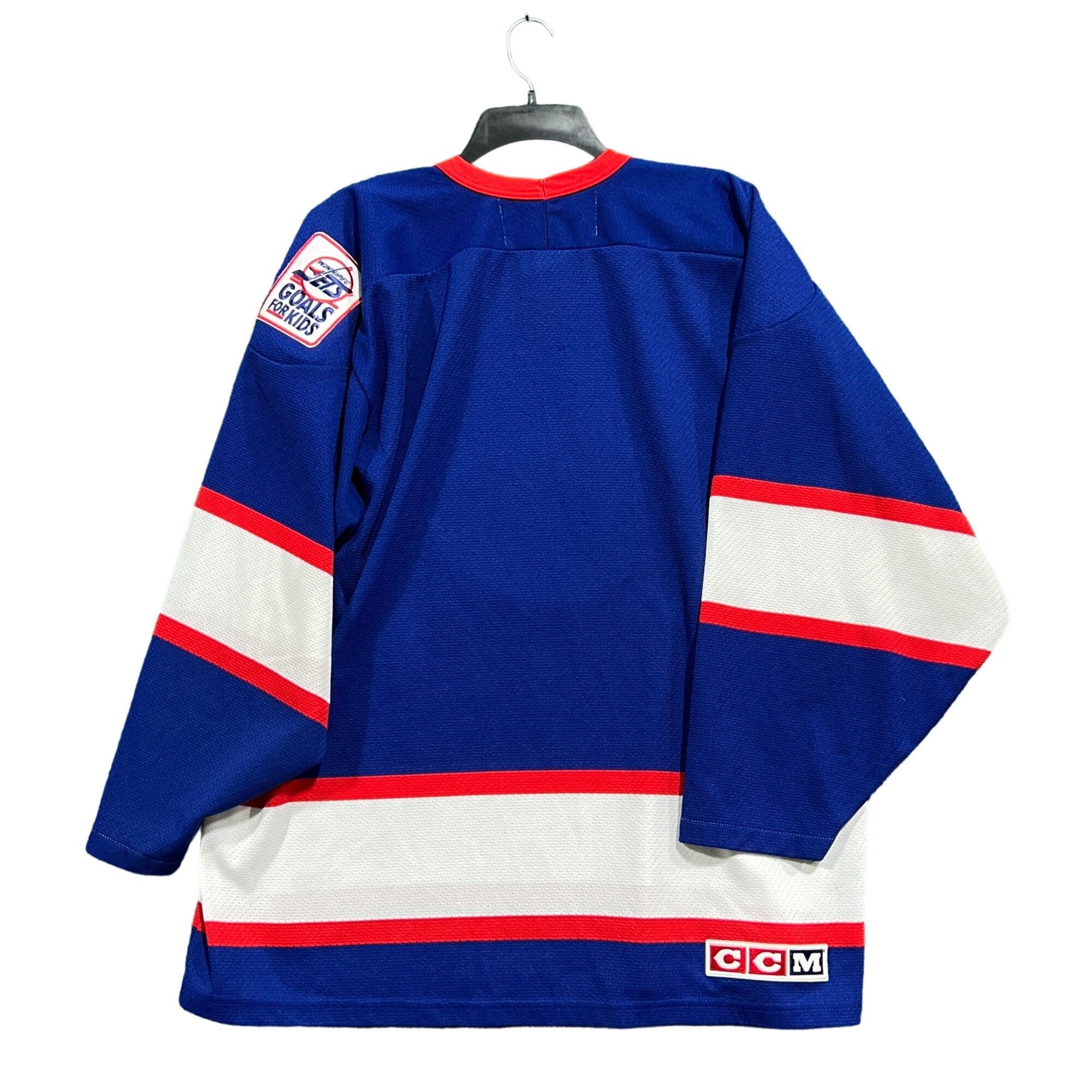 Ccm Vintage Winnipeg jets Hockey Jersey size large Grailed
