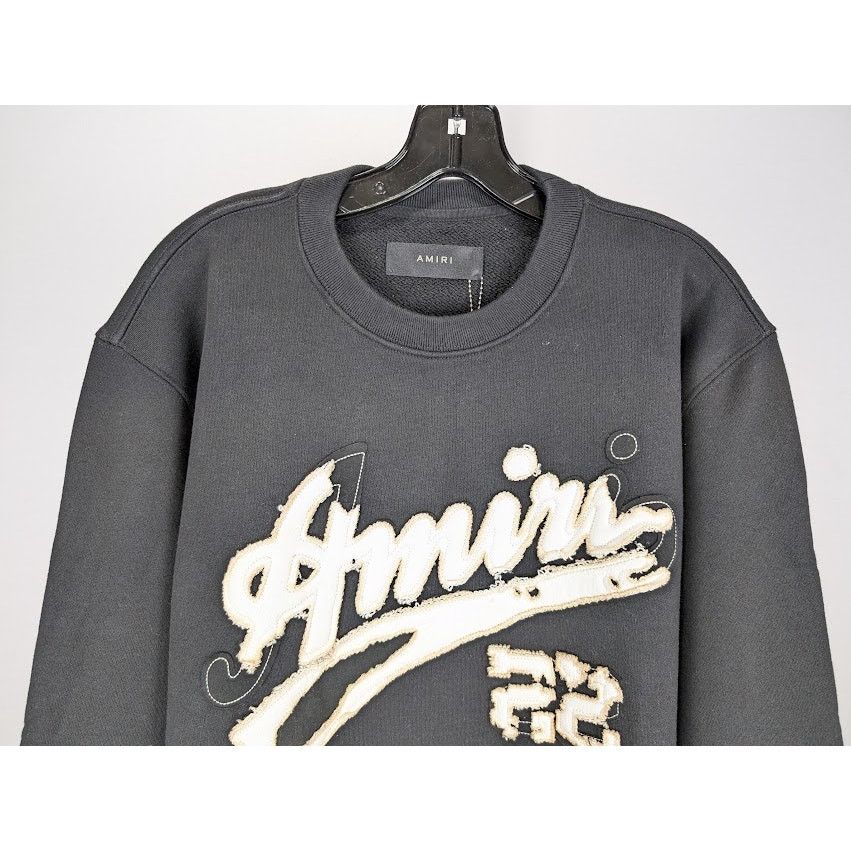 Amiri o1rshd1 Amiri 22 Crewneck Sweatshirt in Black Size US M / EU 48-50 / 2 - 5 Thumbnail