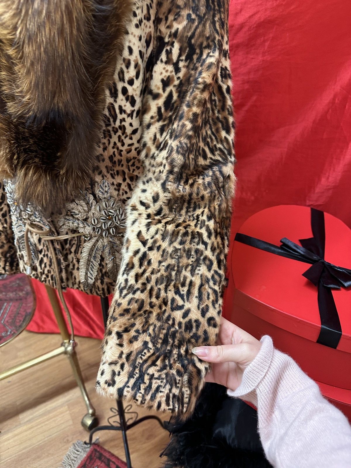 Vintage Vintage leopard fur coat Size S / US 4 / IT 40 - 5 Thumbnail