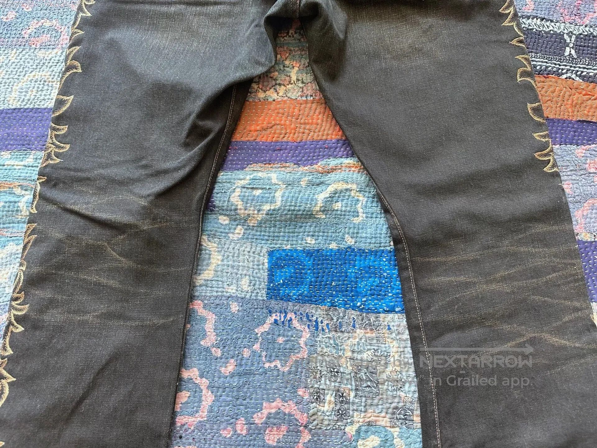 RRL Ralph Lauren rrl vintage embroidered denim pants. Size US 34 / EU 50 - 7 Thumbnail