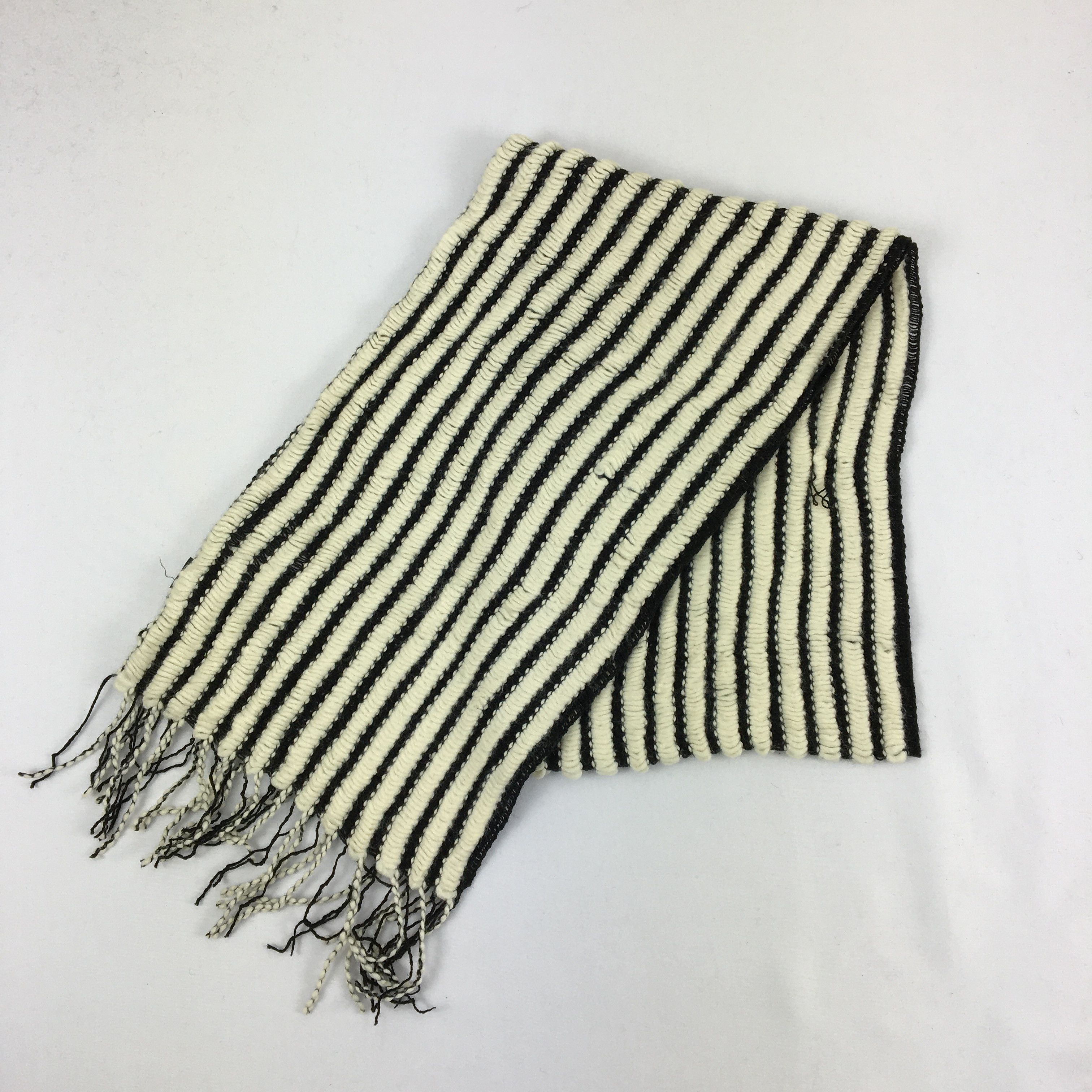 agnes b. Vintage Wool Scarf Winter Scarves 56789 Size ONE SIZE - 3 Thumbnail
