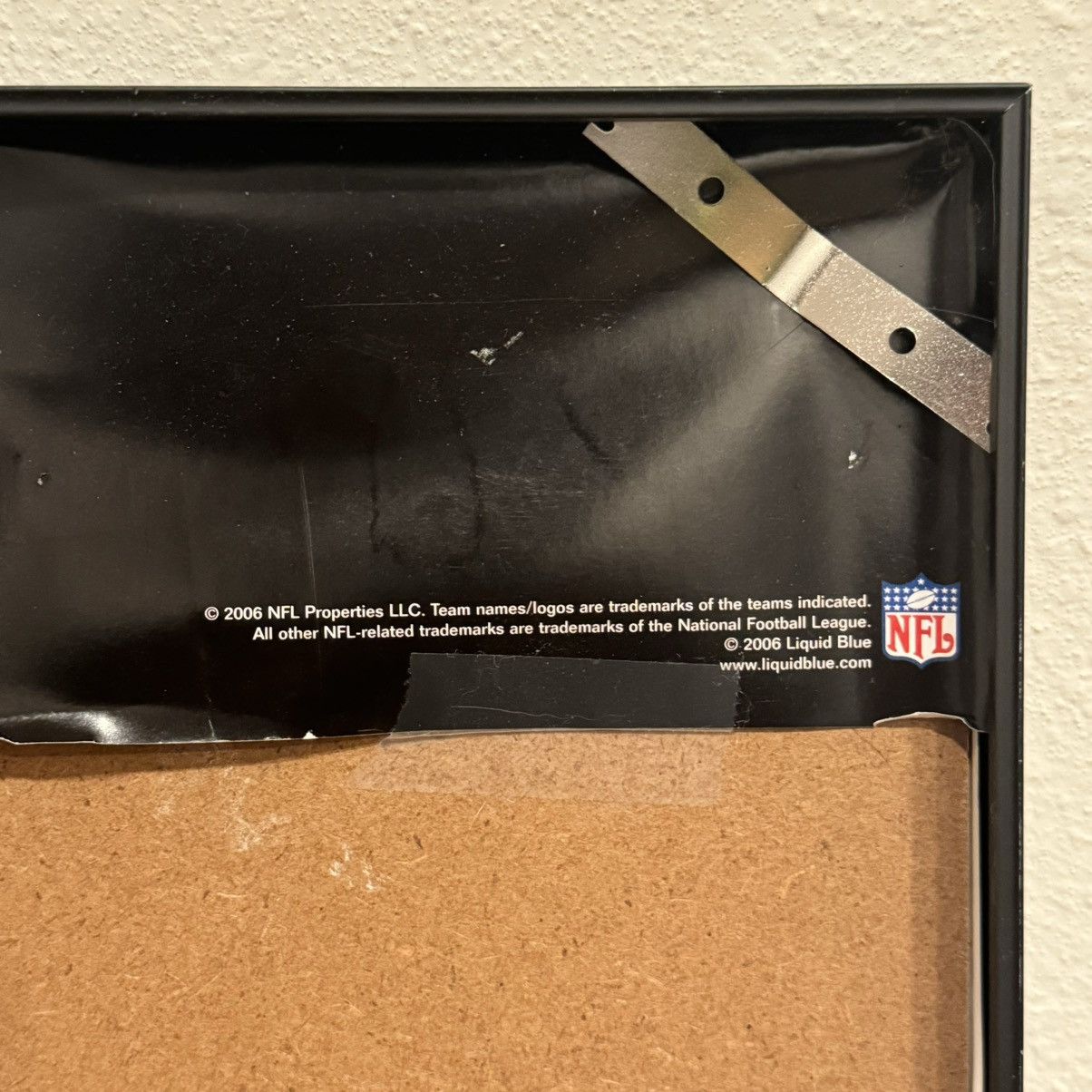 Liquid Blue × NFL × Vintage 2006 NFL Indianapolis Colts 28.5x22.5 Framed Football Poster Size ONE SIZE - 3 Thumbnail