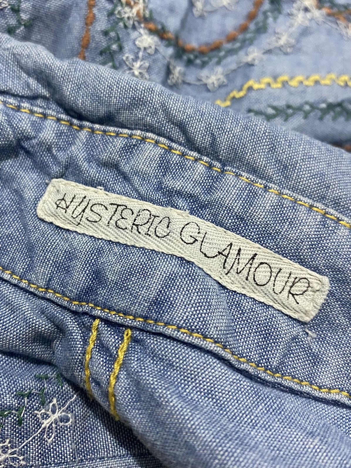 Hysteric Glamour HYSTERIC GLAMOUR Men's Denim Western Shirt Size US M / EU 48-50 / 2 - 3 Thumbnail