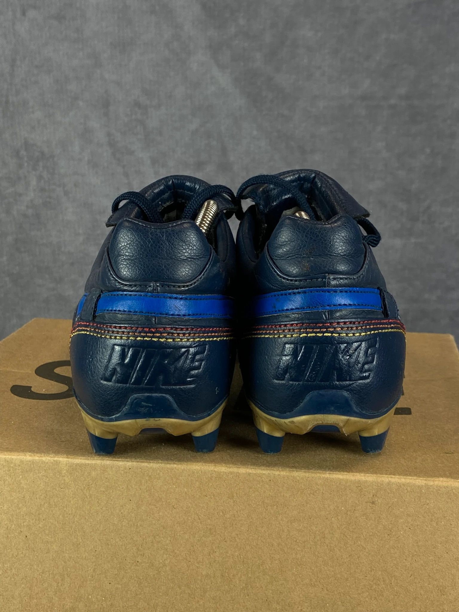 Nike Nike Black Leather Football Boots EU 38 Size US 9 / EU 42 - 4 Thumbnail