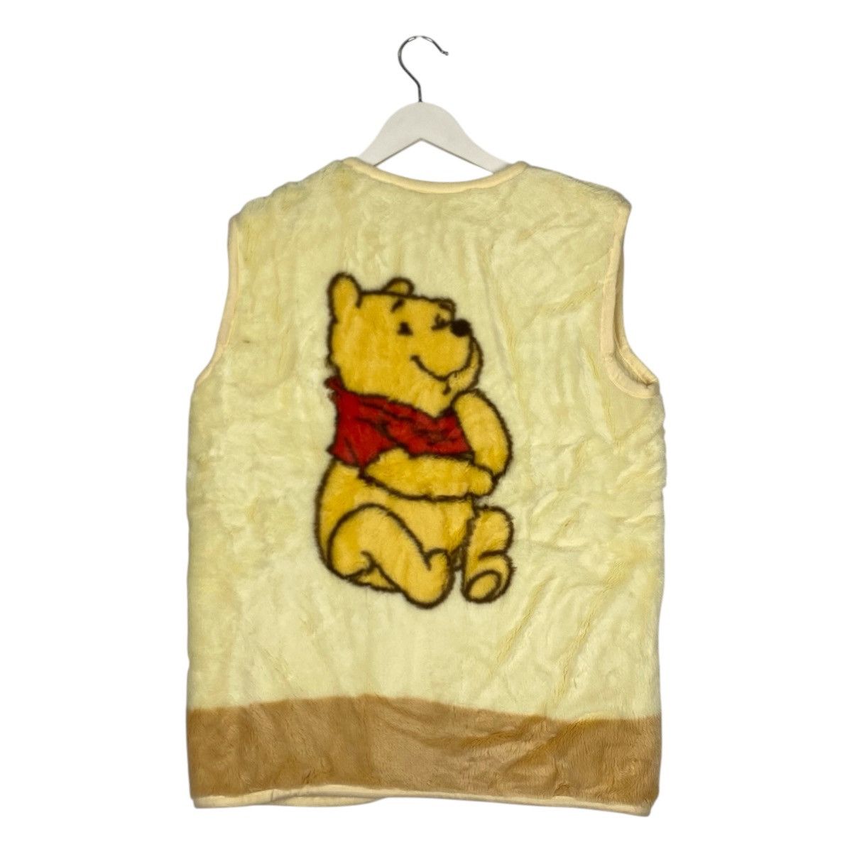 Disney × Vintage Vintage THE POOH CARTOON DISNEY BIG LOGO FLEECE ZIPPER VEST Size US S / EU 44-46 / 1 - 4 Thumbnail