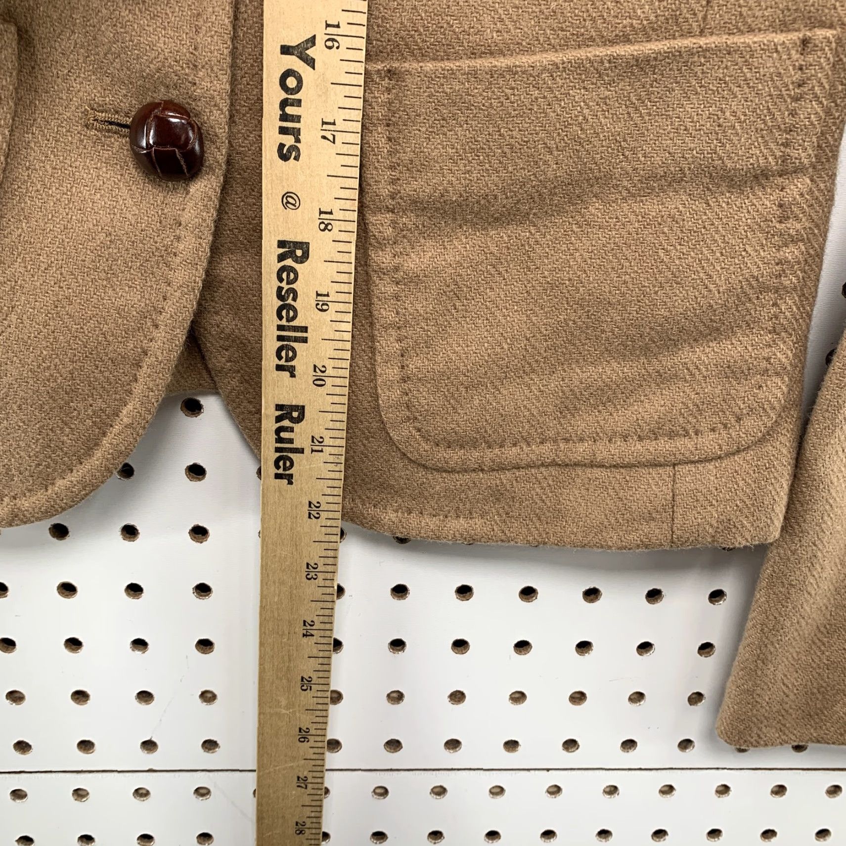 J.Crew VINTAGE J.CREW Wool Blazer Brown Blazer Womens 3 Button Up Business Casual Adult Regular 3 Brown Womens Blazer 90s? Size XS / US 0-2 / IT 36-38 - 6 Thumbnail