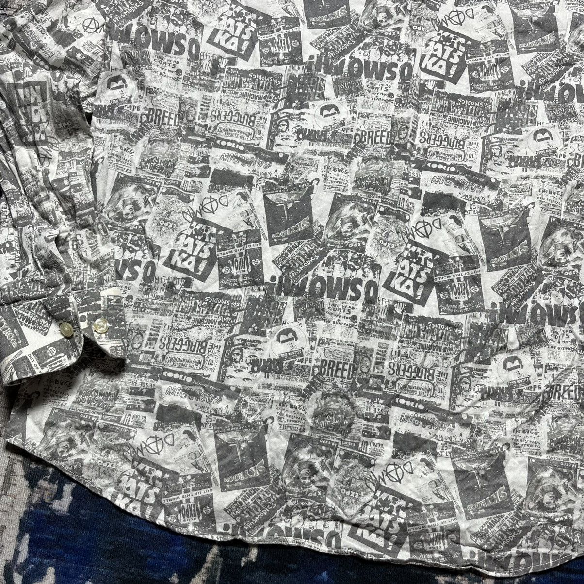 Splendid Splendid Satisfaction Anarchy Punk Full Print Shirt Button Size US M / EU 48-50 / 2 - 11 Thumbnail