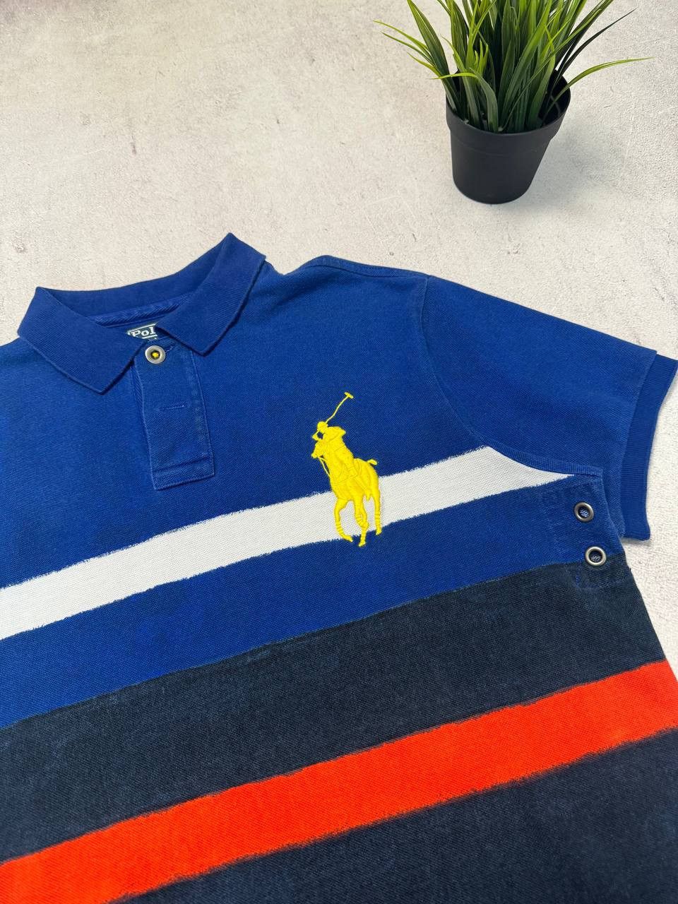 Polo Ralph Lauren × Vintage Vintage Polo Ralph Lauren Polo Shirt R-35 Big Logo y2k 90s Size US L / EU 52-54 / 3 - 5 Thumbnail