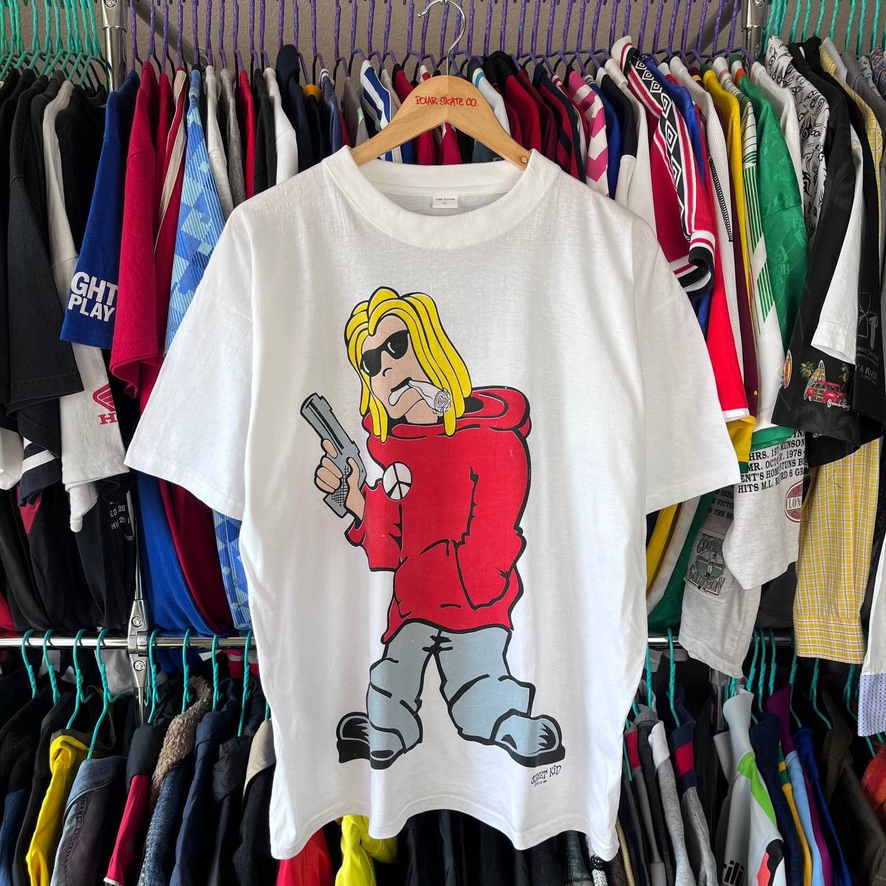 Vintage Vintage 1994 Rap Y2K Streetwear Hippie Glock Tshirt Size L Size US L / EU 52-54 / 3 - 1 Thumbnail