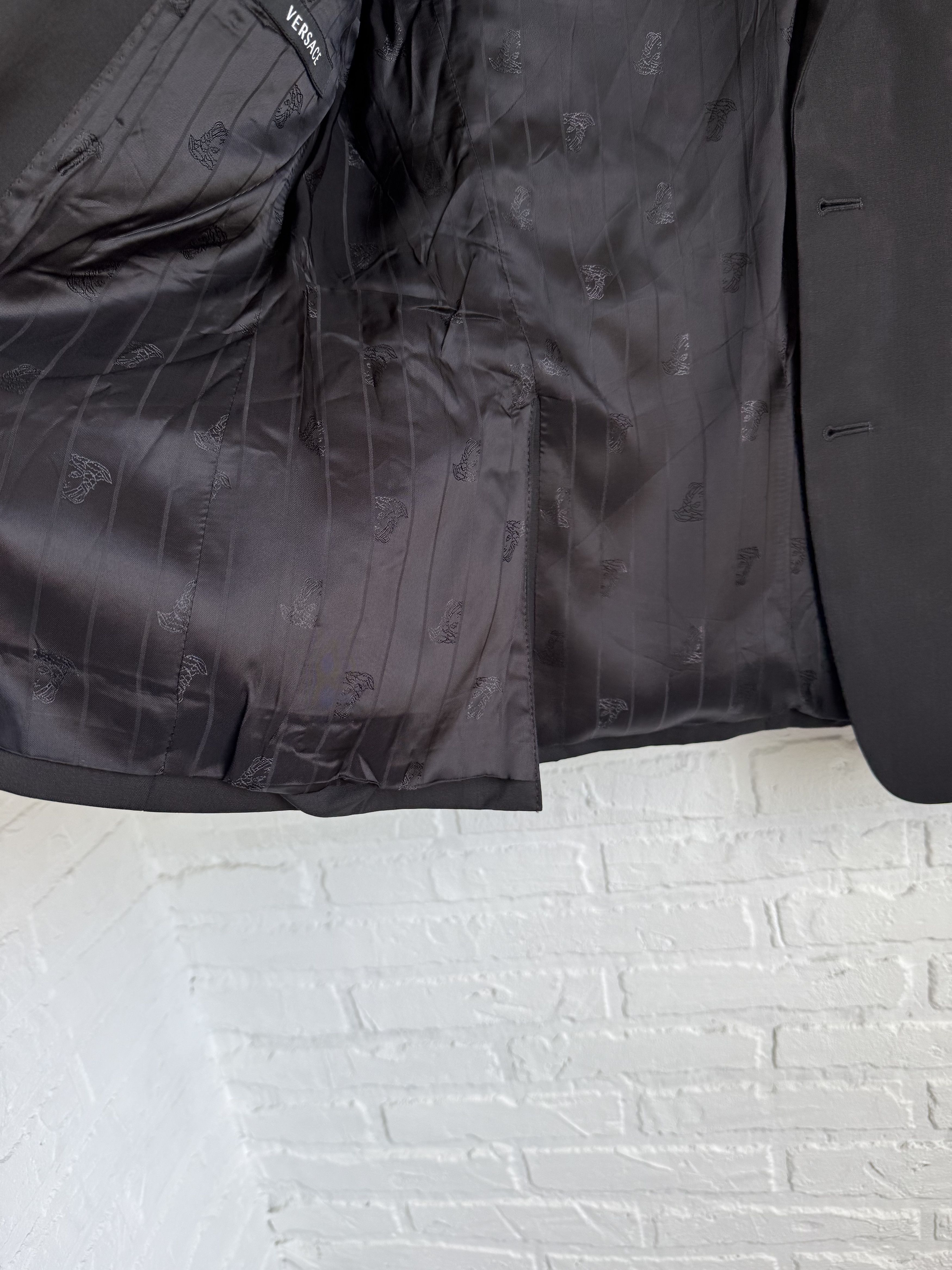 Versace Versace Wool Single-Breasted Blazer Size 48L - 5 Thumbnail