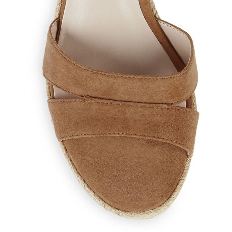 Nine West NINE WEST Womens NEW Jeranna Suede Wedge Sandals / Size 10 Size US 10 / IT 40 - 4 Thumbnail