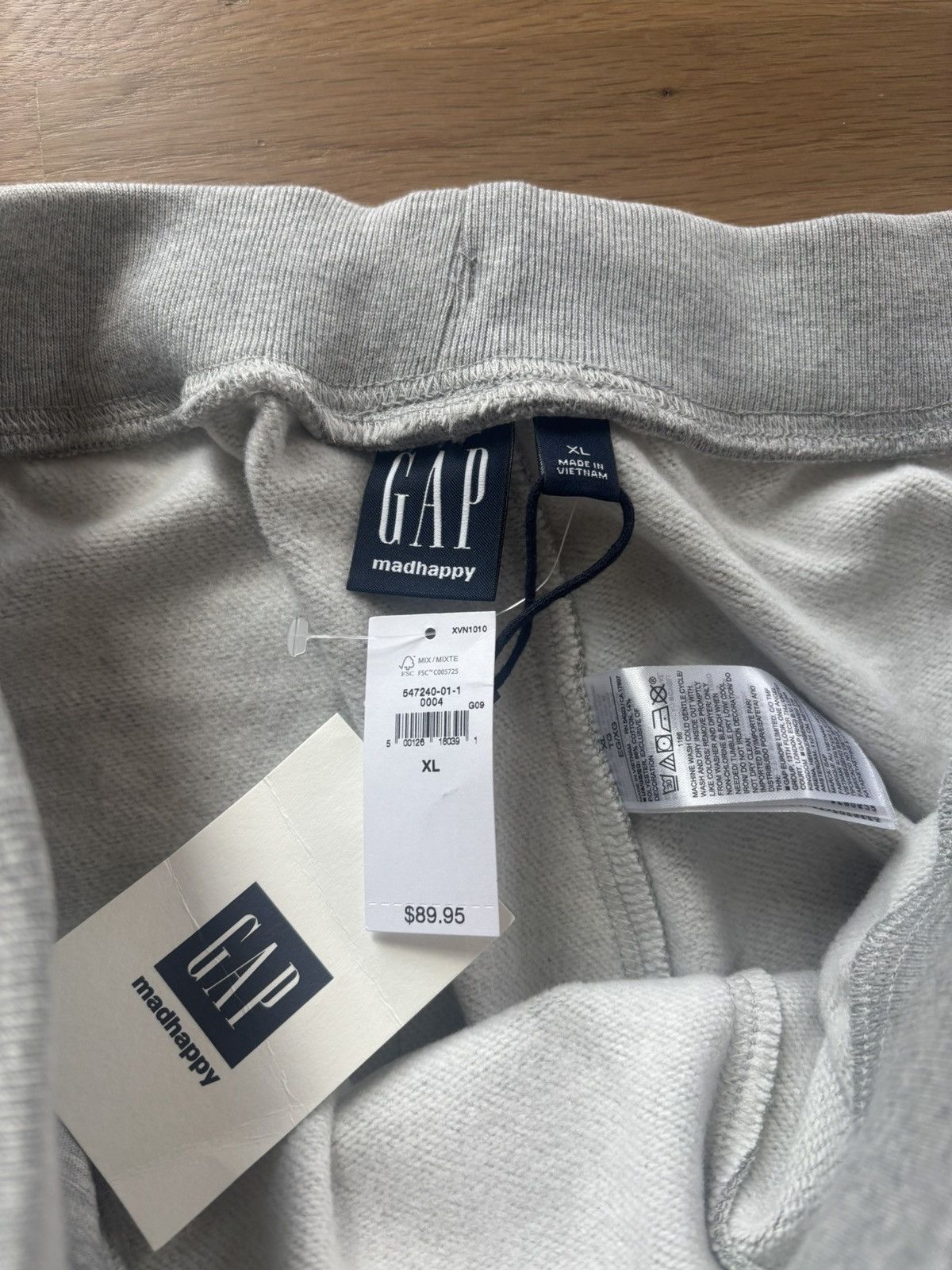 Gap × Madhappy Gap x MadHappy Mad Baggy Track Pant Grey Men's Size XL Size US 36 / EU 52 - 6 Thumbnail