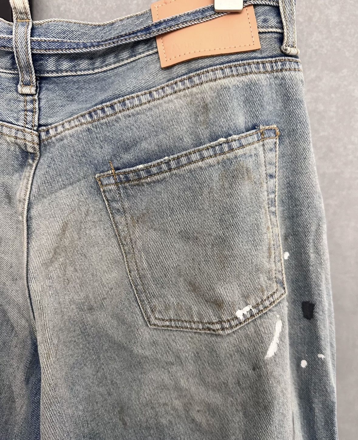 Acne Studios Acne Studios Wide-Leg Distressed Denim Pants-yf Size 24" / US 00 / IT 34 - 6 Thumbnail