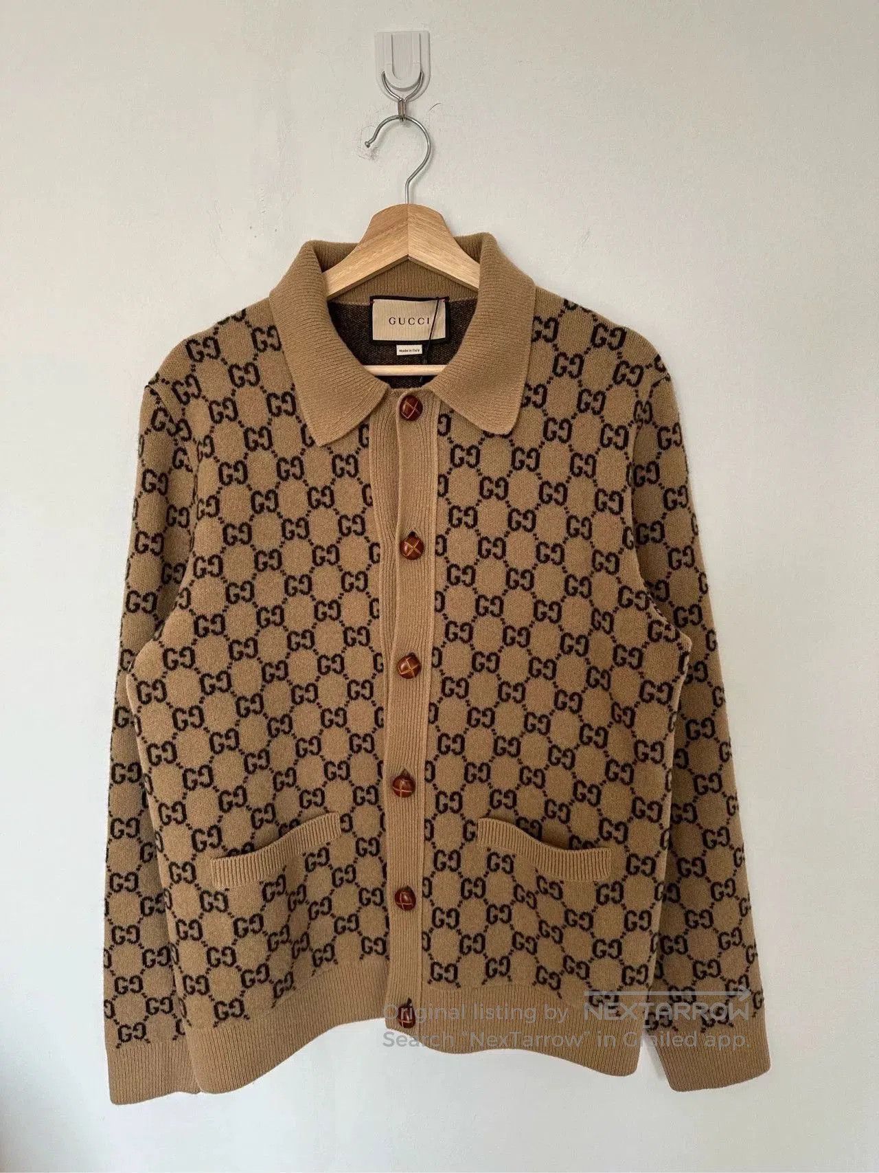 Gucci Gucci GG Monogram Wool Cardigan. Size US S / EU 44-46 / 1 - 1 Thumbnail