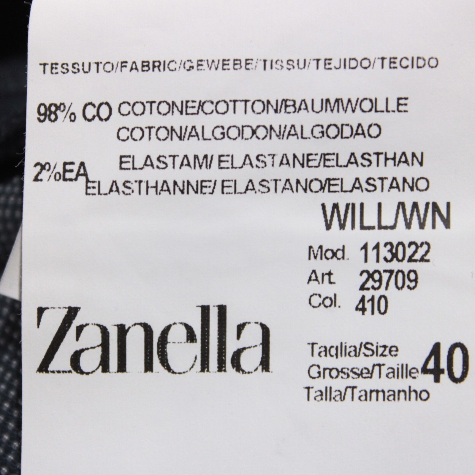 Zanella Zanella New with tags Chino Size 40 US In Blue Size US 40 / EU 56 - 6 Thumbnail