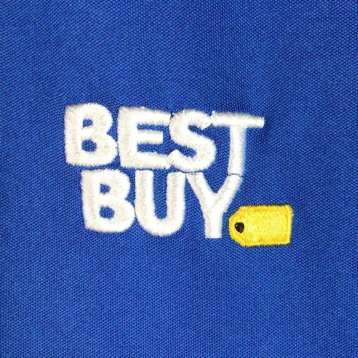 Authentic Best Buy Employee Uniform Size XL Blue Shirt BestBuy