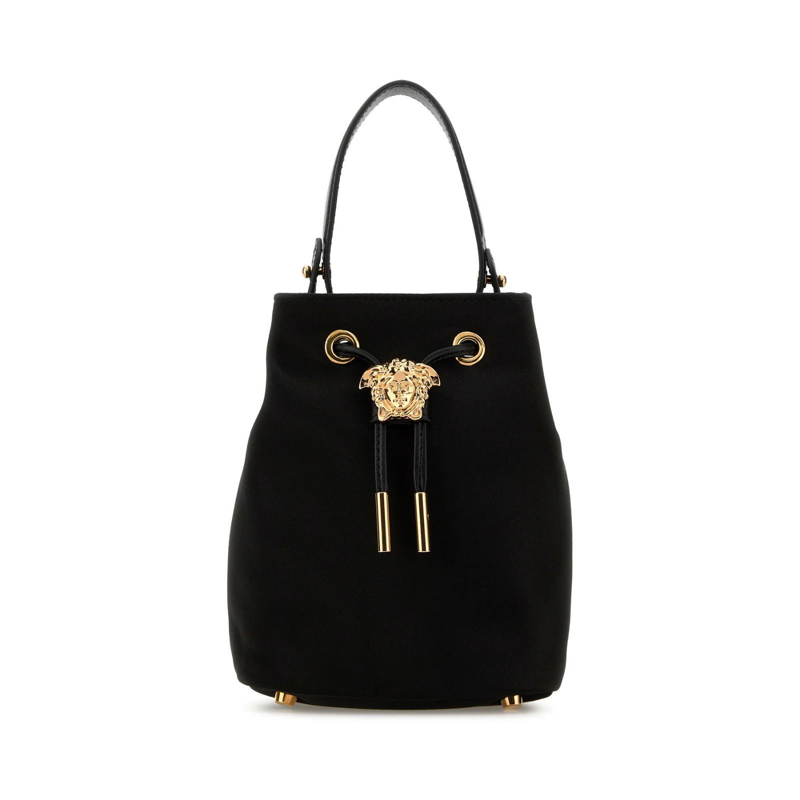 VERSACE La Medusa Black Bucket Bag New And Authentic