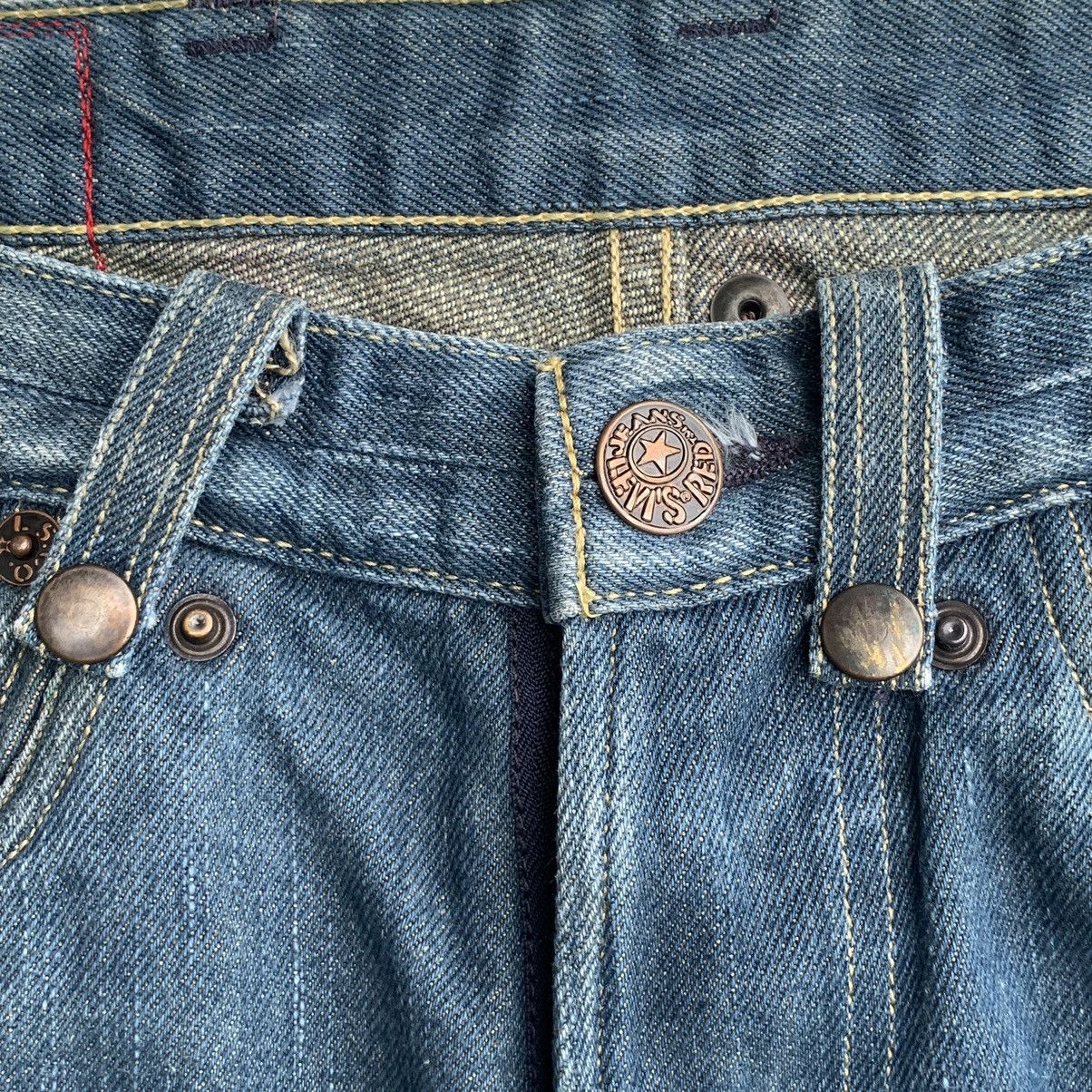 Levi's Vintage Y2K Levis Red CDG Style Thick Denim Jeans W30 Size US 30 / EU 46 - 6 Thumbnail