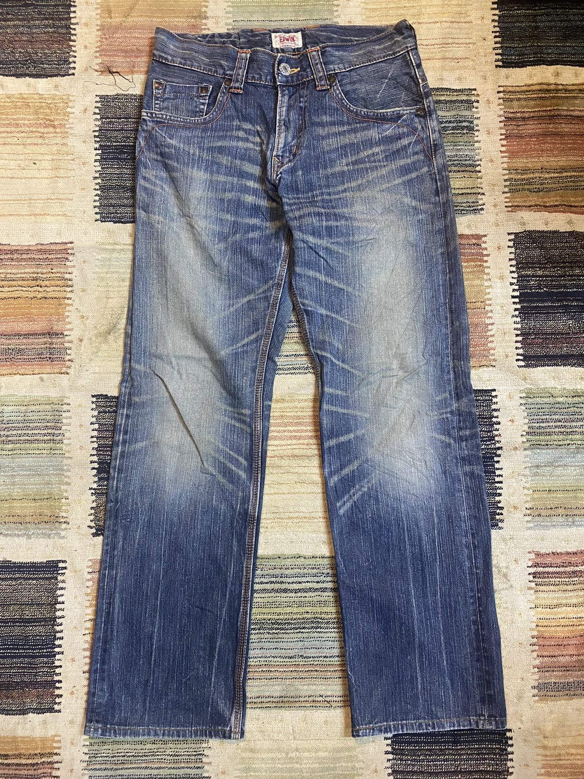 Edwin × Japanese Brand × Vintage 🔥 Very Rare 🔥 Vintage Edwin Denim Pants Size US 31 - 2 Thumbnail