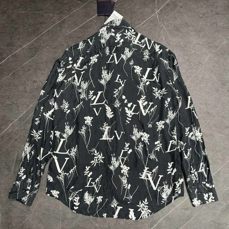Louis Vuitton Louis Vuitton Long Sleeve Shirt with Floral Print-2506 Size US M / EU 48-50 / 2 - 2 Thumbnail