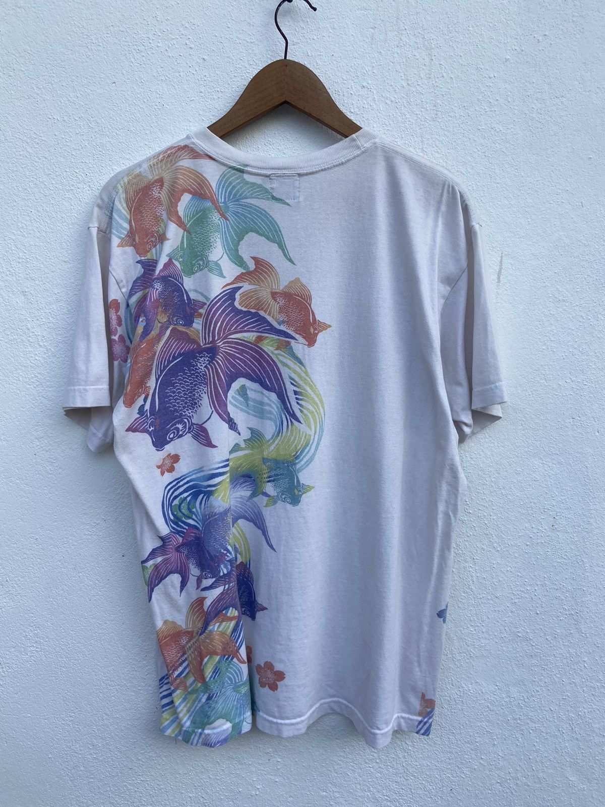 Dragonfly 🔥 Sukajan t shirt fish koi Size US L / EU 52-54 / 3 - 3 Thumbnail