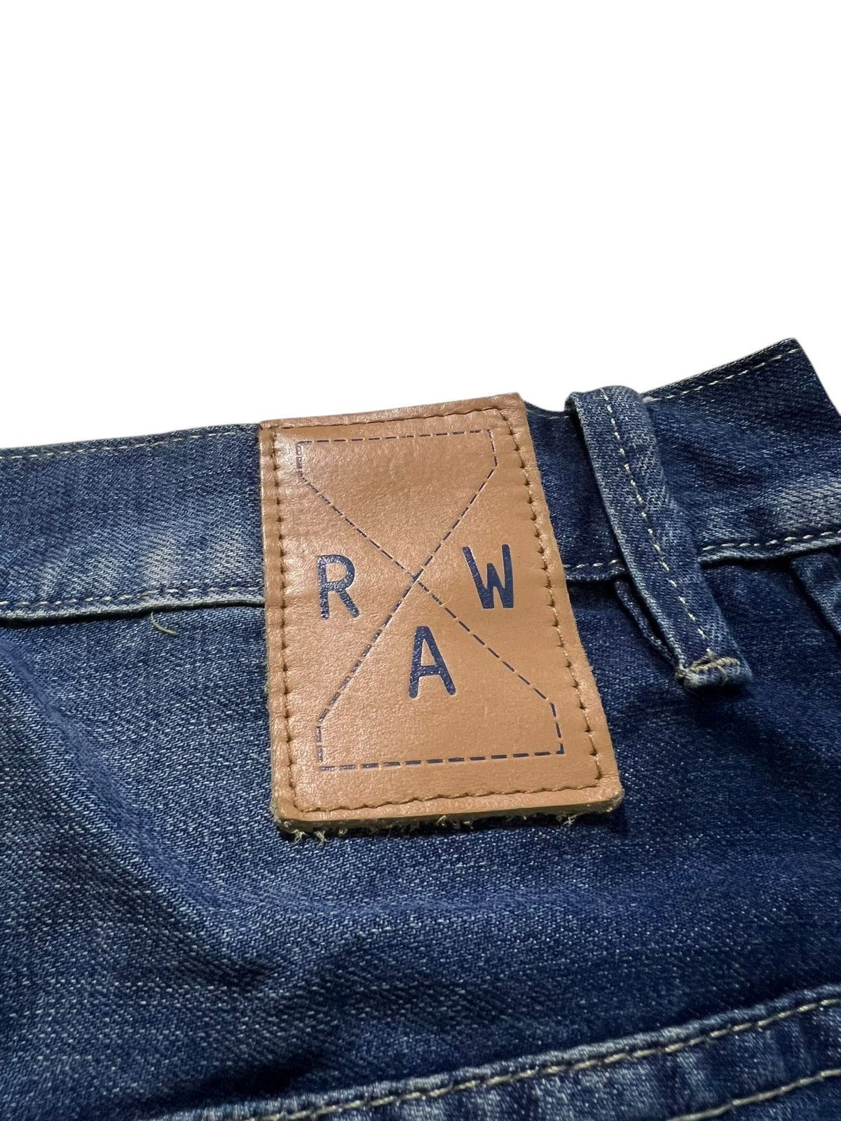 G-Star × If Six Was Nine 💥Punk💥G-star Raw 3301 Distress Blue Jeans Size US 32 / EU 48 - 18 Thumbnail
