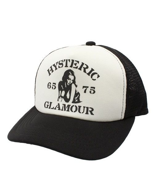 Hysteric Glamour Hysteric Glamour Rock Press Trucker Hat Size ONE SIZE - 1 Thumbnail