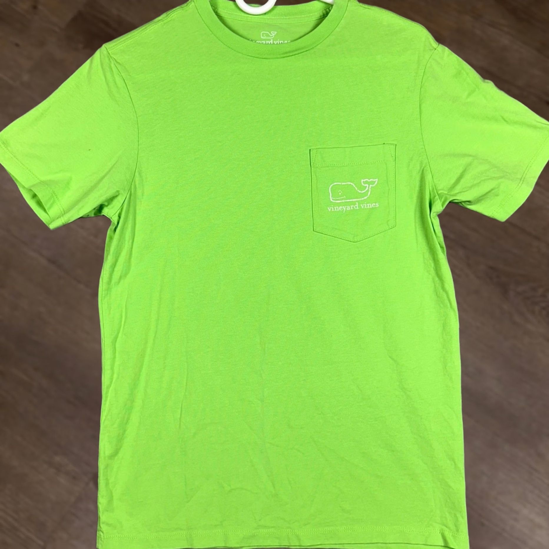 Vineyard Vines Vineyard Vines Whale Graphic Tee Shirt Mens XS Lime Green Pocket Short Sleeve Size US XS / EU 42 / 0 - 1 Thumbnail
