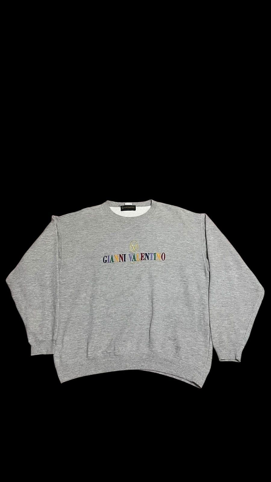 Vintage Vintage Gianni Valentino Embroider Multicolour Sweater Size US L / EU 52-54 / 3 - 1 Thumbnail