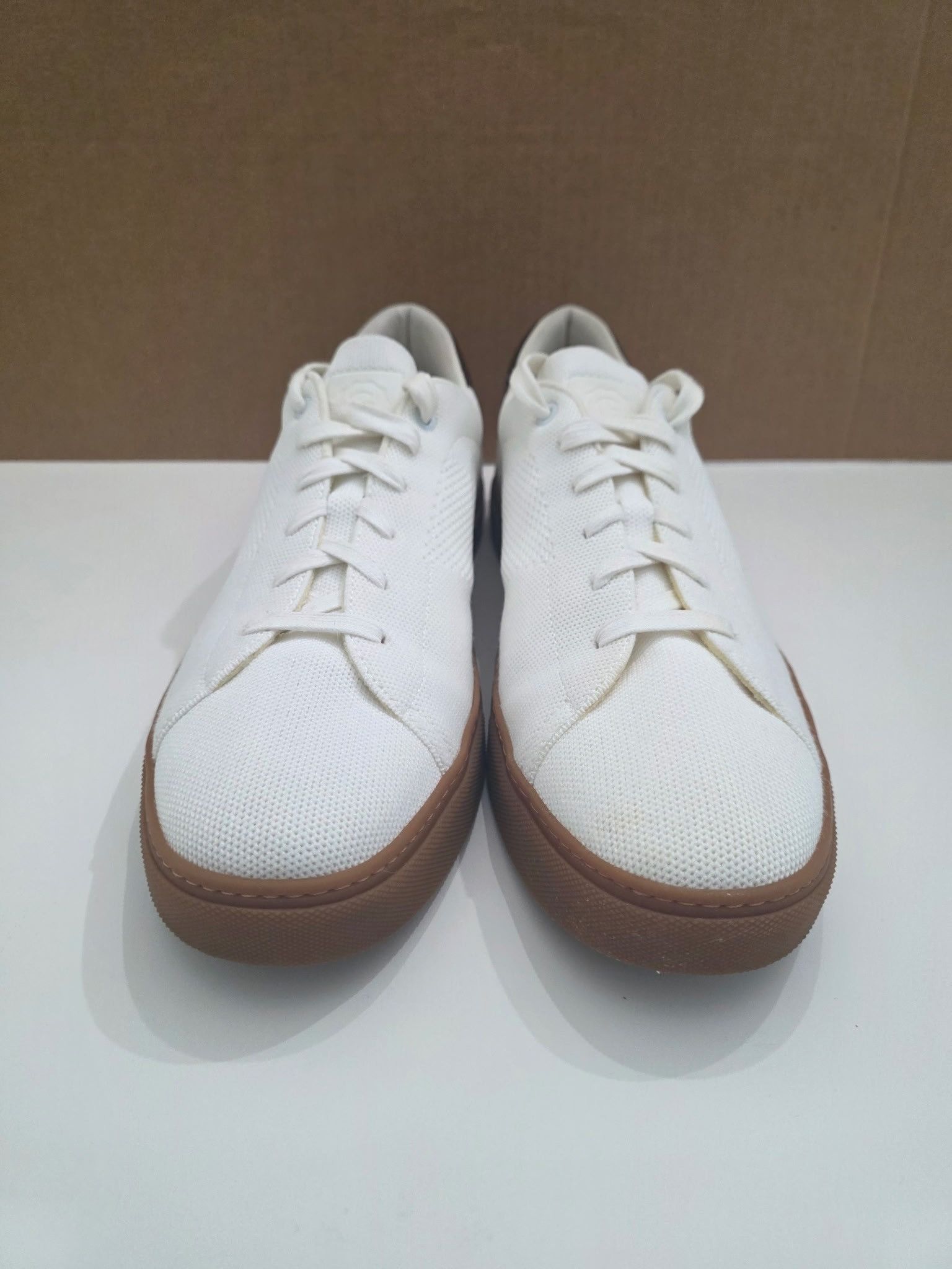 Greats Greats Royale Knit Sneakers - White/Gum - Size 14 Size US 14 / EU 47 - 2 Thumbnail