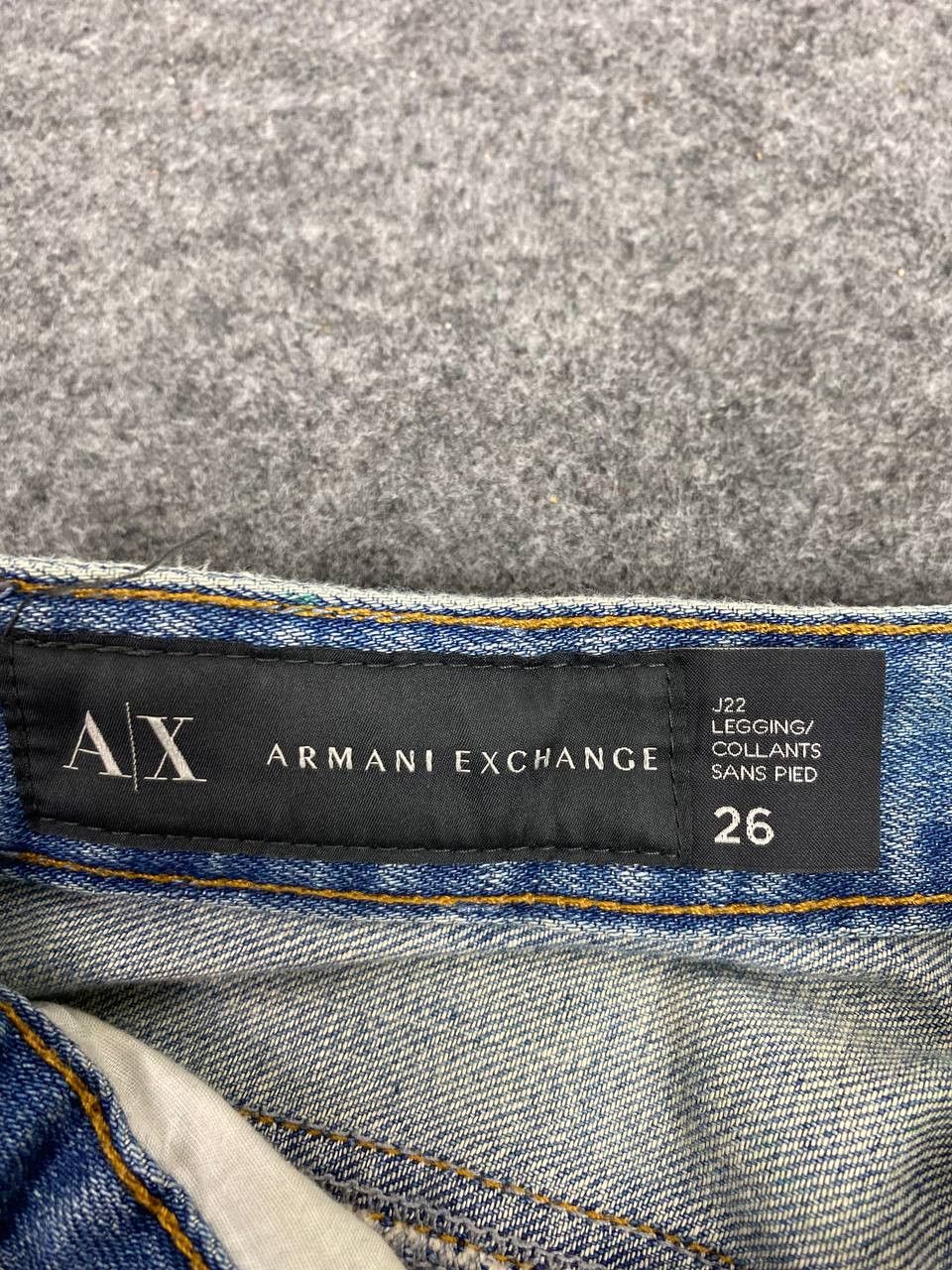 Armani armani exchange legging distressed denim Size 30" / US 8 / IT 44 - 12 Thumbnail