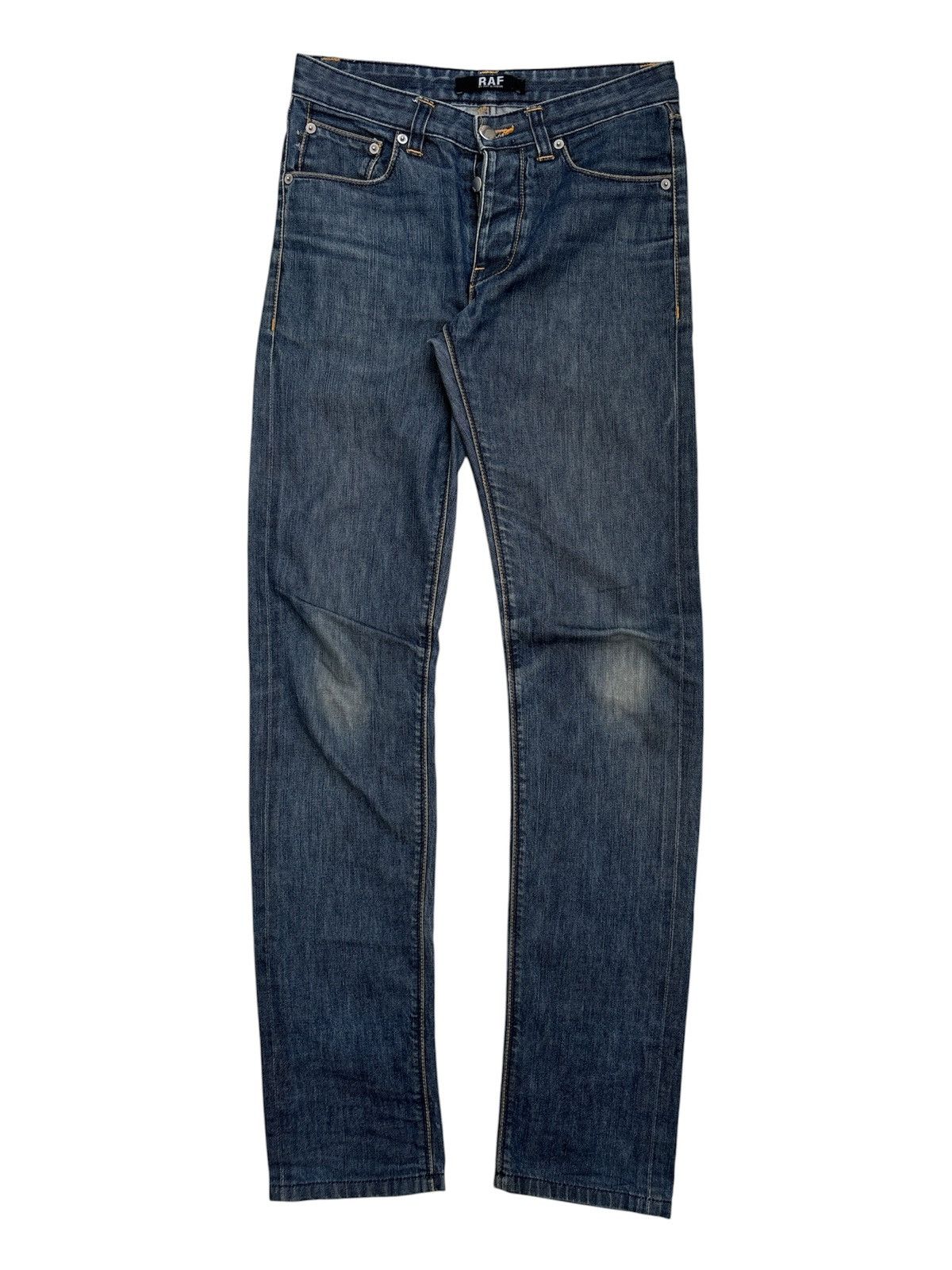 Raf Simons RAF Raw Indigo Denim Jeans Size US 29 - 1 Thumbnail