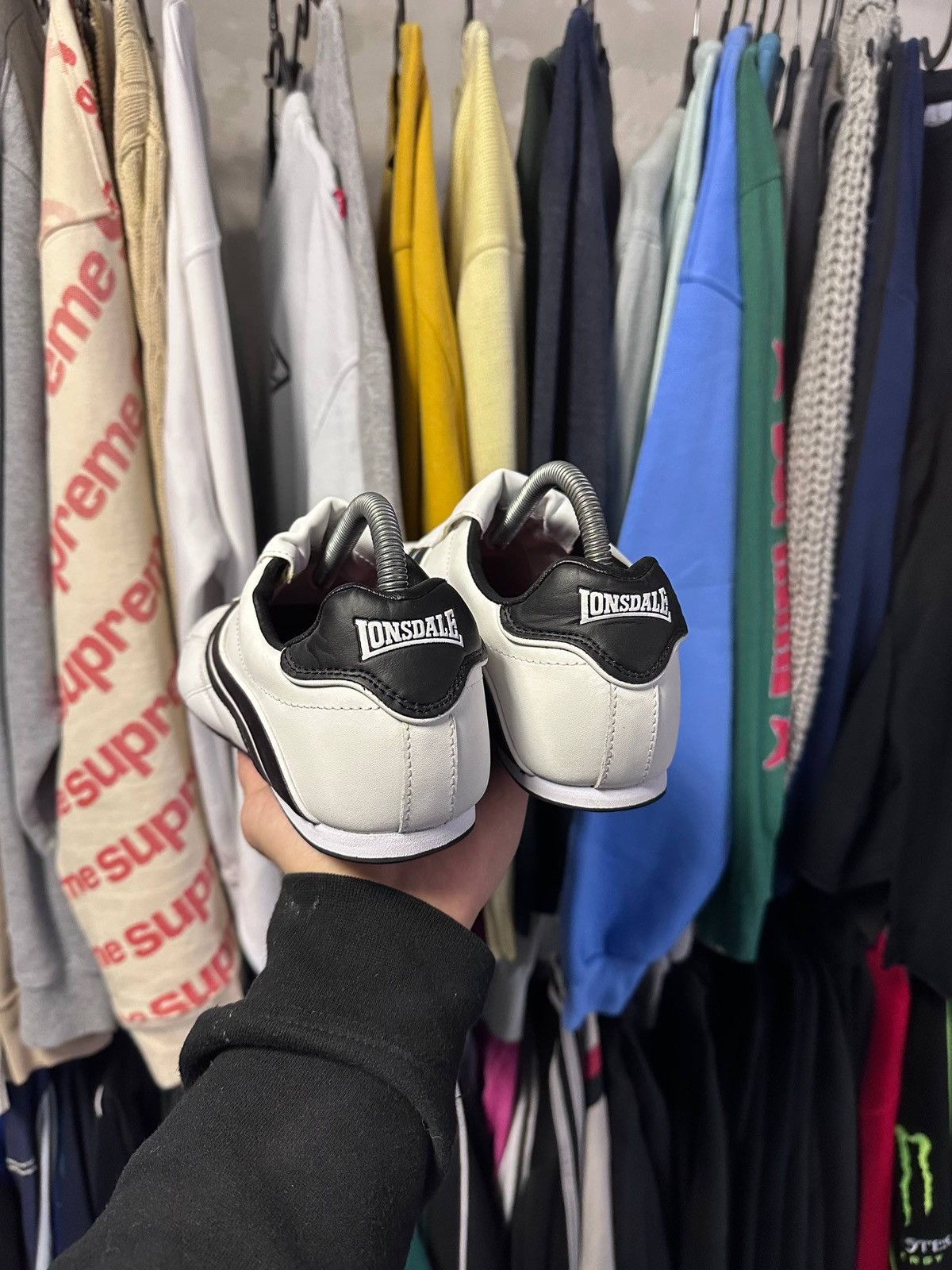 Lonsdale Vintage 90s Lonsdale London Y2K Y-3 Style Slip-on Sneakers Size US 7 / EU 40 - 6 Thumbnail
