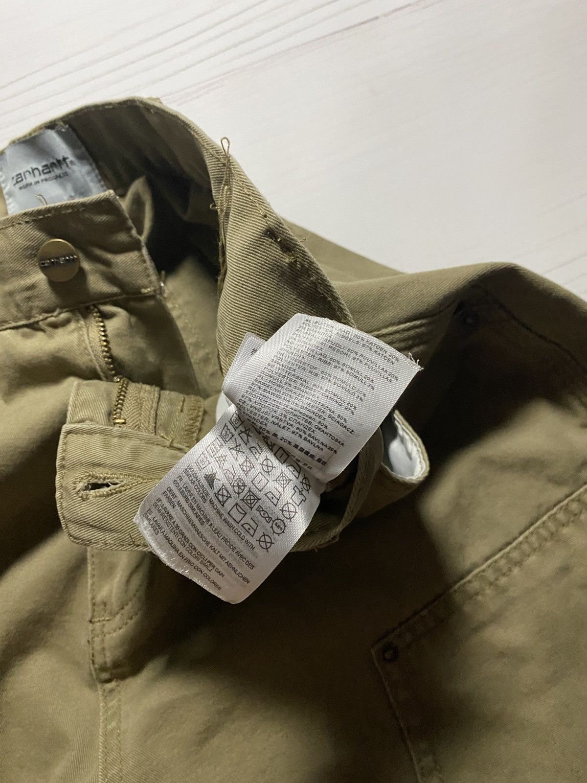 Carhartt × Vintage Vintage Carhartt cargo leather logo baggy fit y2k pants Size US 34 / EU 50 - 7 Thumbnail