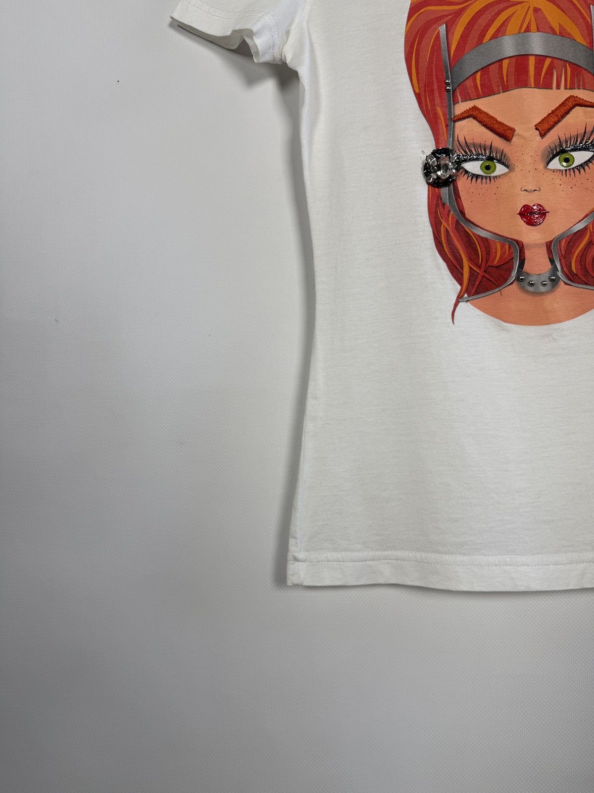 Dsquared2 Dsquared2 Graphic T-Shirt Cartoon Girl Print Italy Size XS Size XS / US 0-2 / IT 36-38 - 4 Thumbnail
