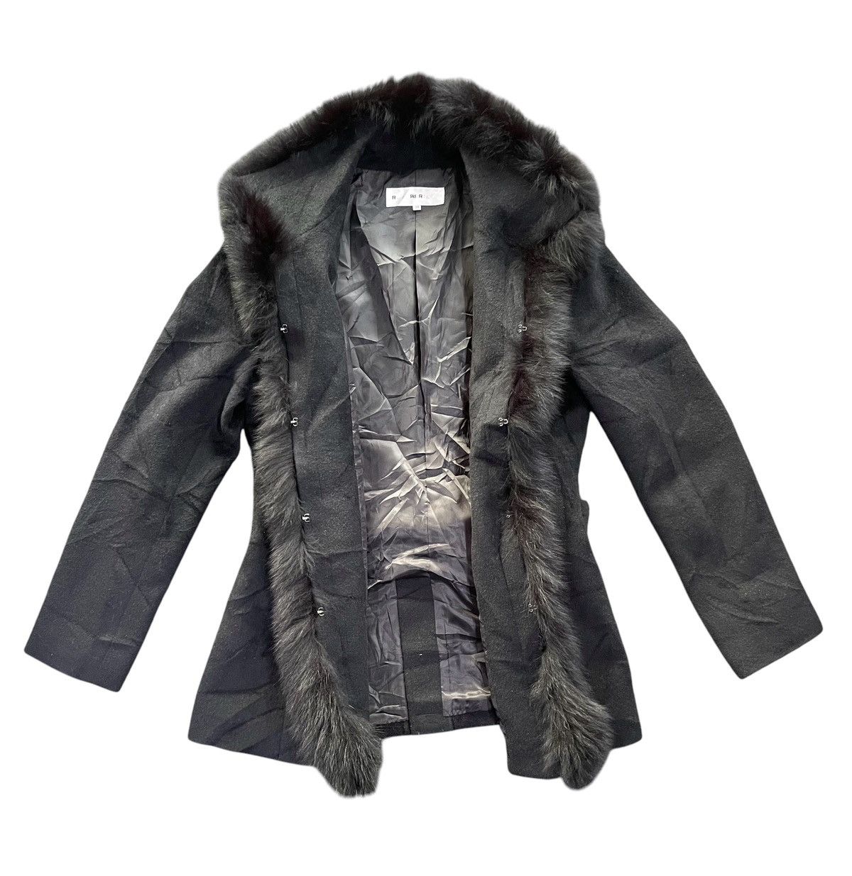 Comme Des Fuck Down × Japanese Brand Vintage Real 100% Fur Faux Fox Coat Size S / US 4 / IT 40 - 3 Thumbnail