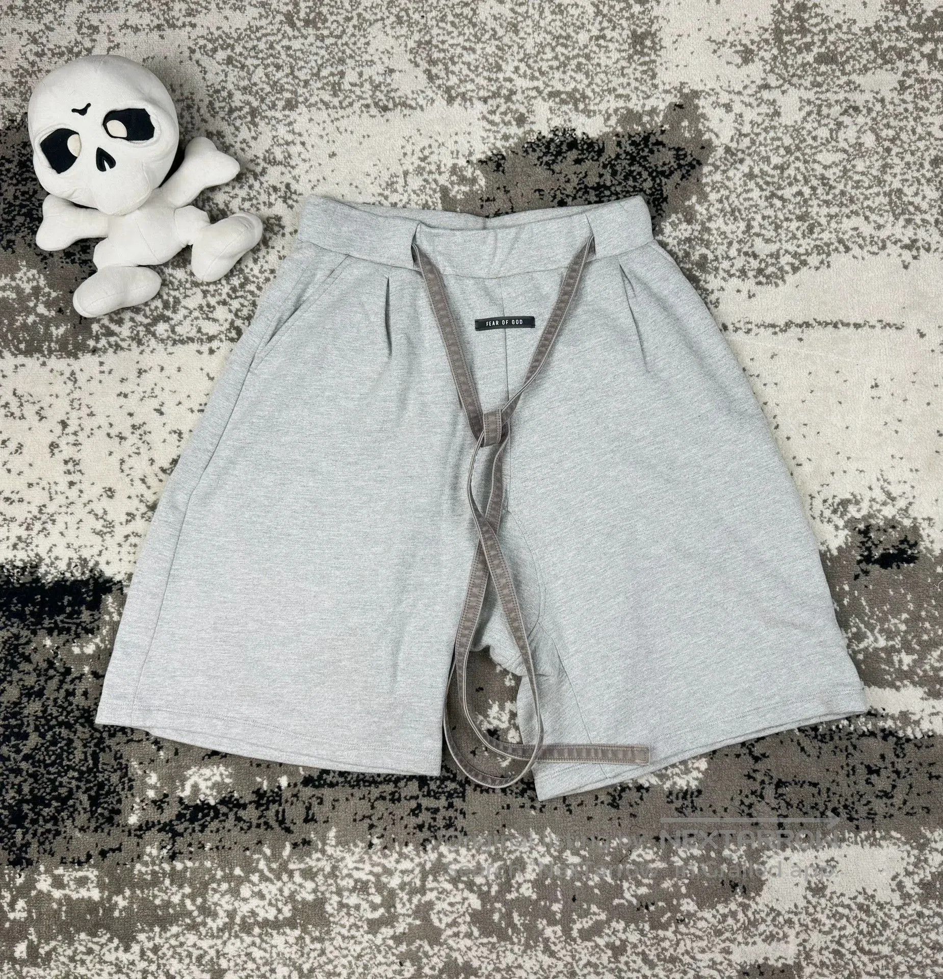 Fear of God Gray Casual Shorts with Drawstring - Size 32. Size US 32 / EU 48 - 1 Thumbnail