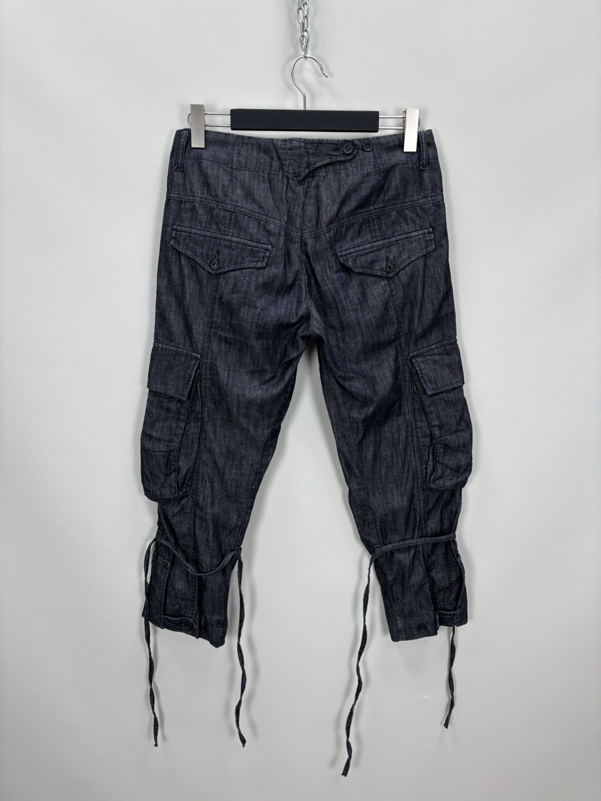 Diesel Womens cargo pants Diesel Size 30 Color Blue Size 26" / US 2 / IT 38 - 5 Thumbnail