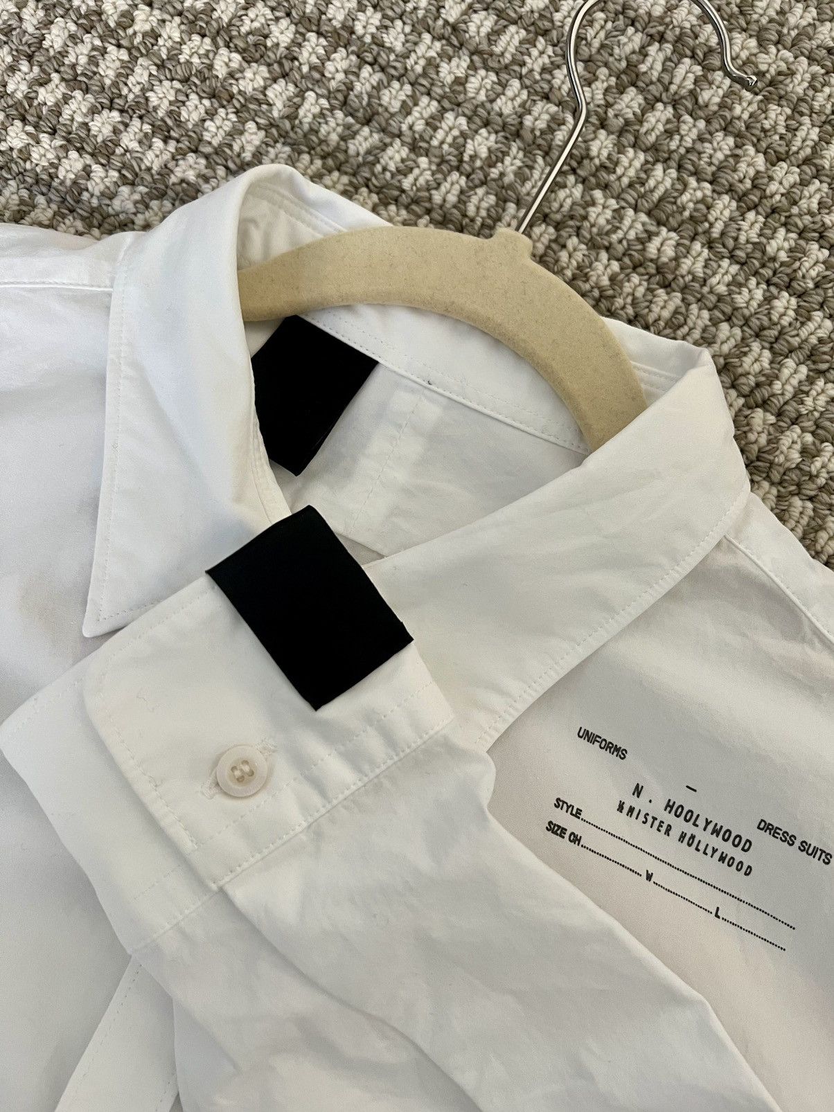 N.Hoolywood Compile White Shirt Size US M / EU 48-50 / 2 - 3 Thumbnail