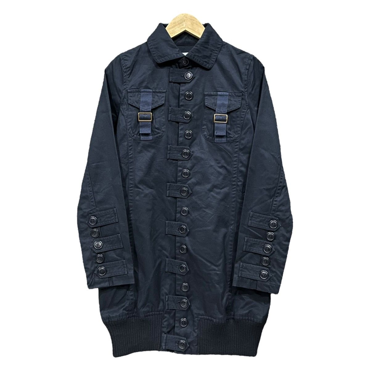 Issey Miyake × Seditionaries × Sunao Kuwahara Vintage Sunaokuwahara Many Button Long Jacket Size M / US 6-8 / IT 42-44 - 2 Thumbnail