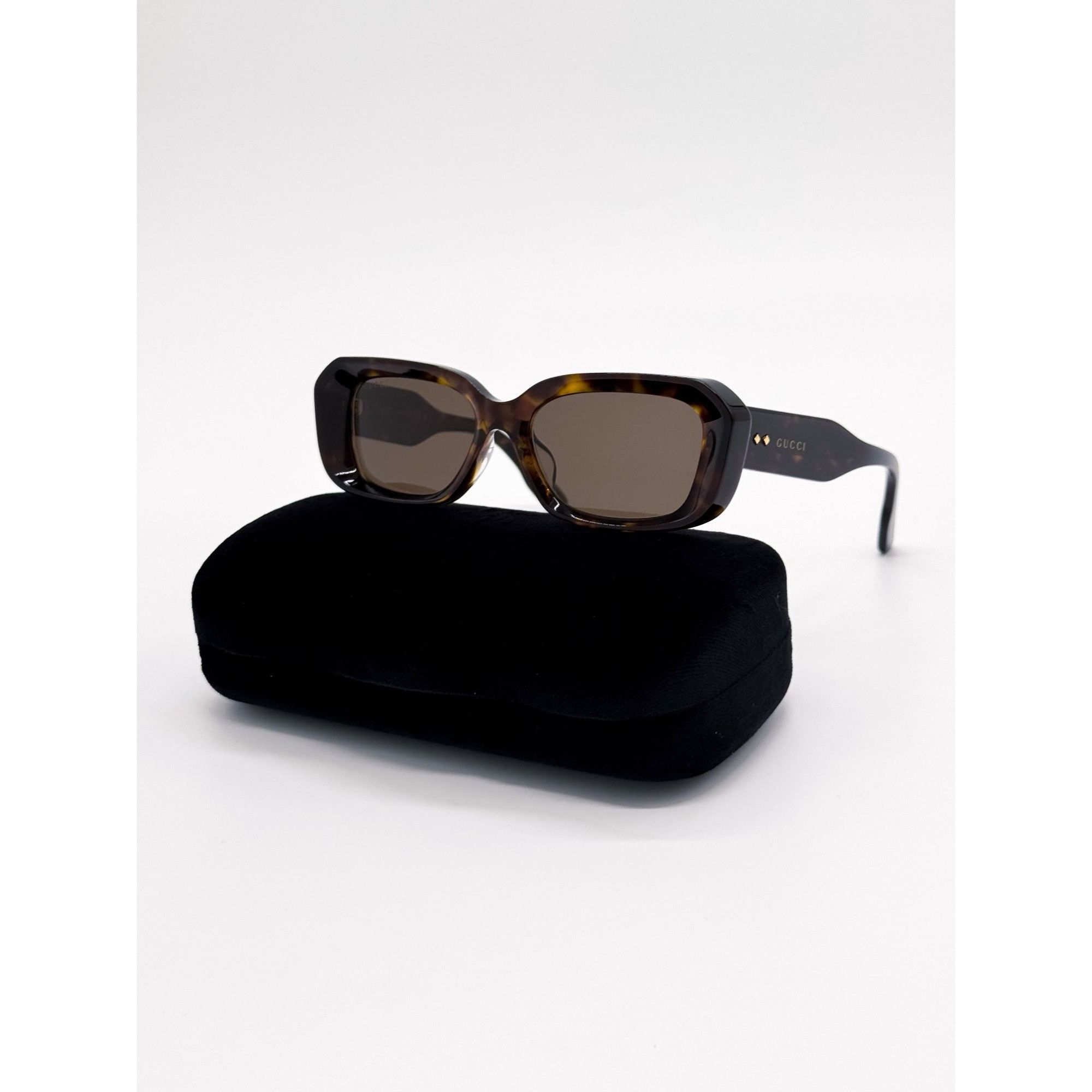 Gucci NEW GUCCI SUNGLASSES GG1531SK 002 HAVANA UNISEX EYEWEAR Size ONE SIZE - 1 Thumbnail