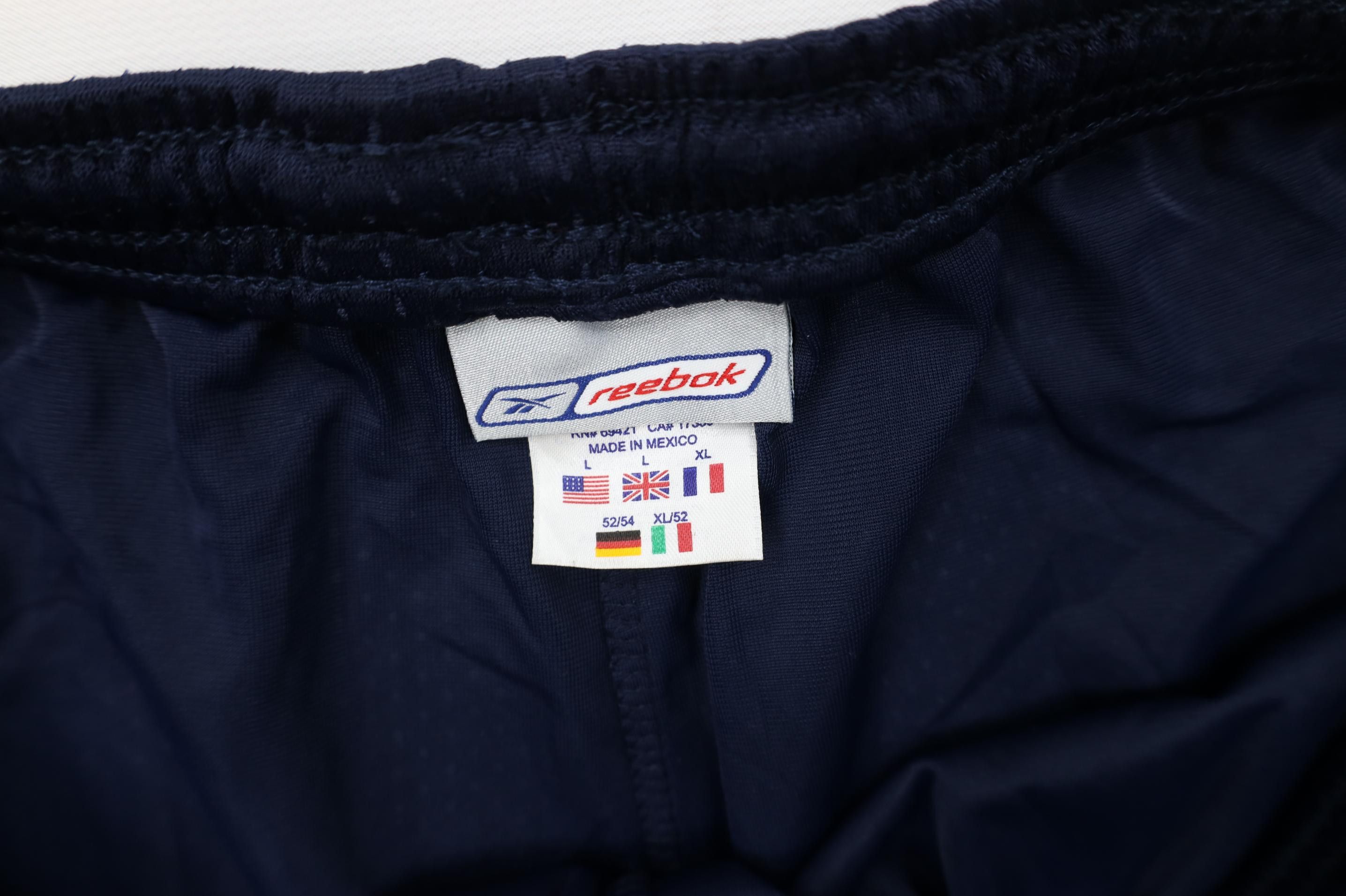 Reebok Vintage 90s Y2K Reebok Above Knee Mesh Shorts Navy Blue Size US 34 / EU 50 - 6 Thumbnail